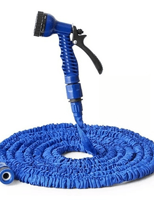 Manguera Retractil 22 Metros Expandible + 7 Modos De Chorros
