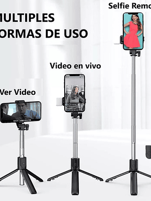 Palo Selfie Stick Tripode Bluetooth 68cm