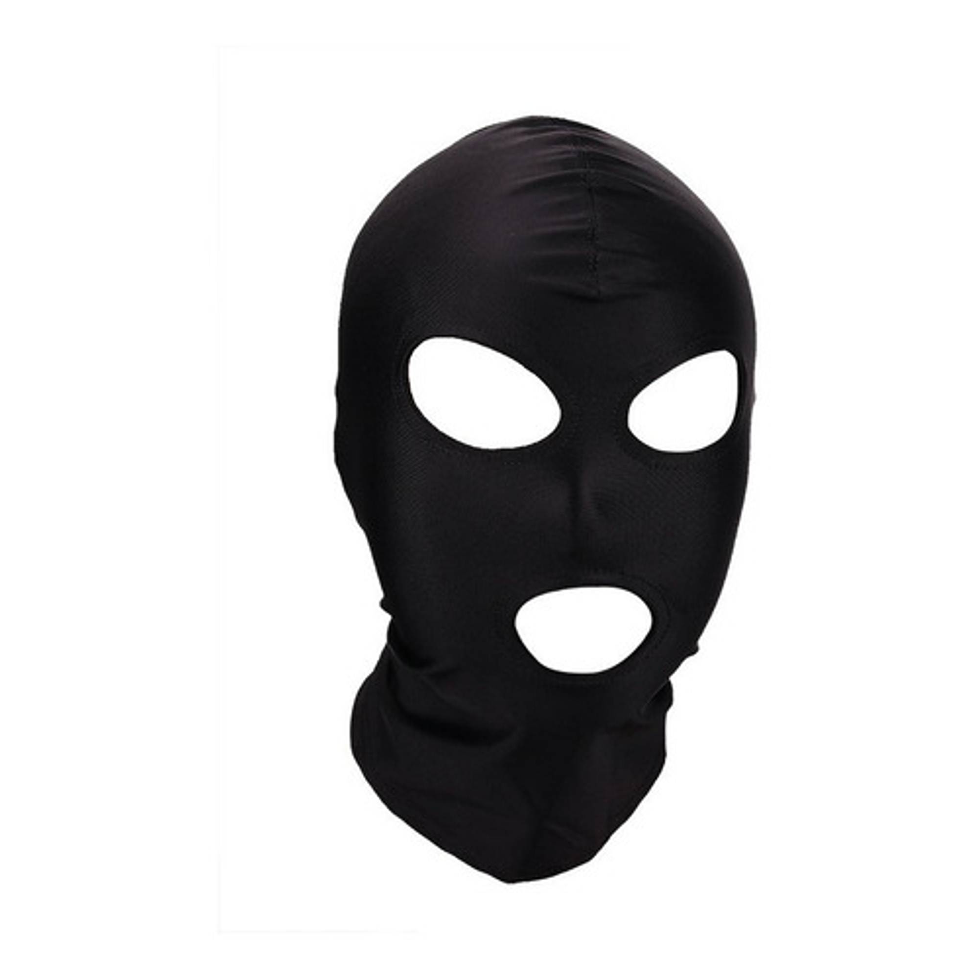 Mascara Negra Con Ojos Y Boca Para Juego 2