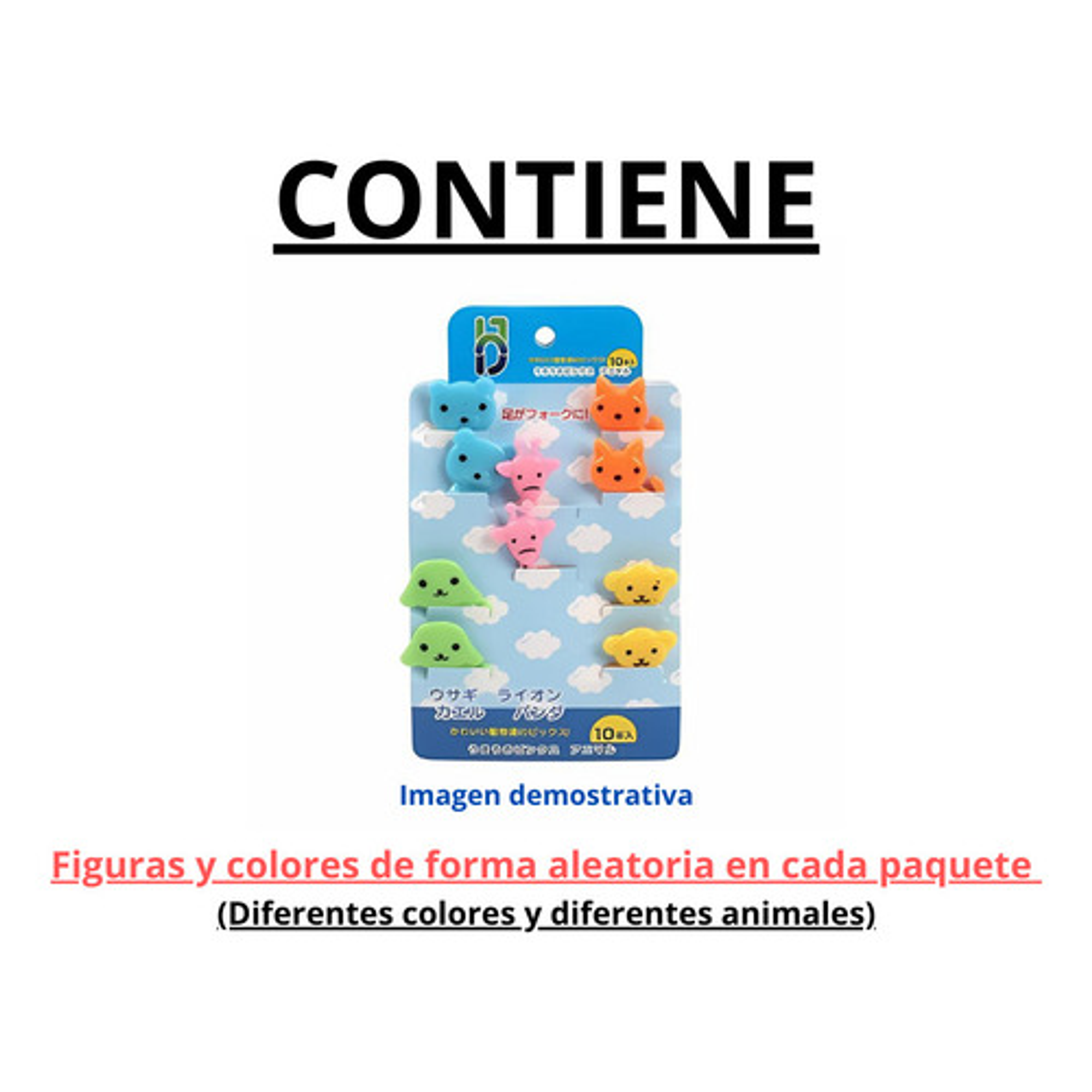 Mini Tenedores Con Adorno De Animales 2