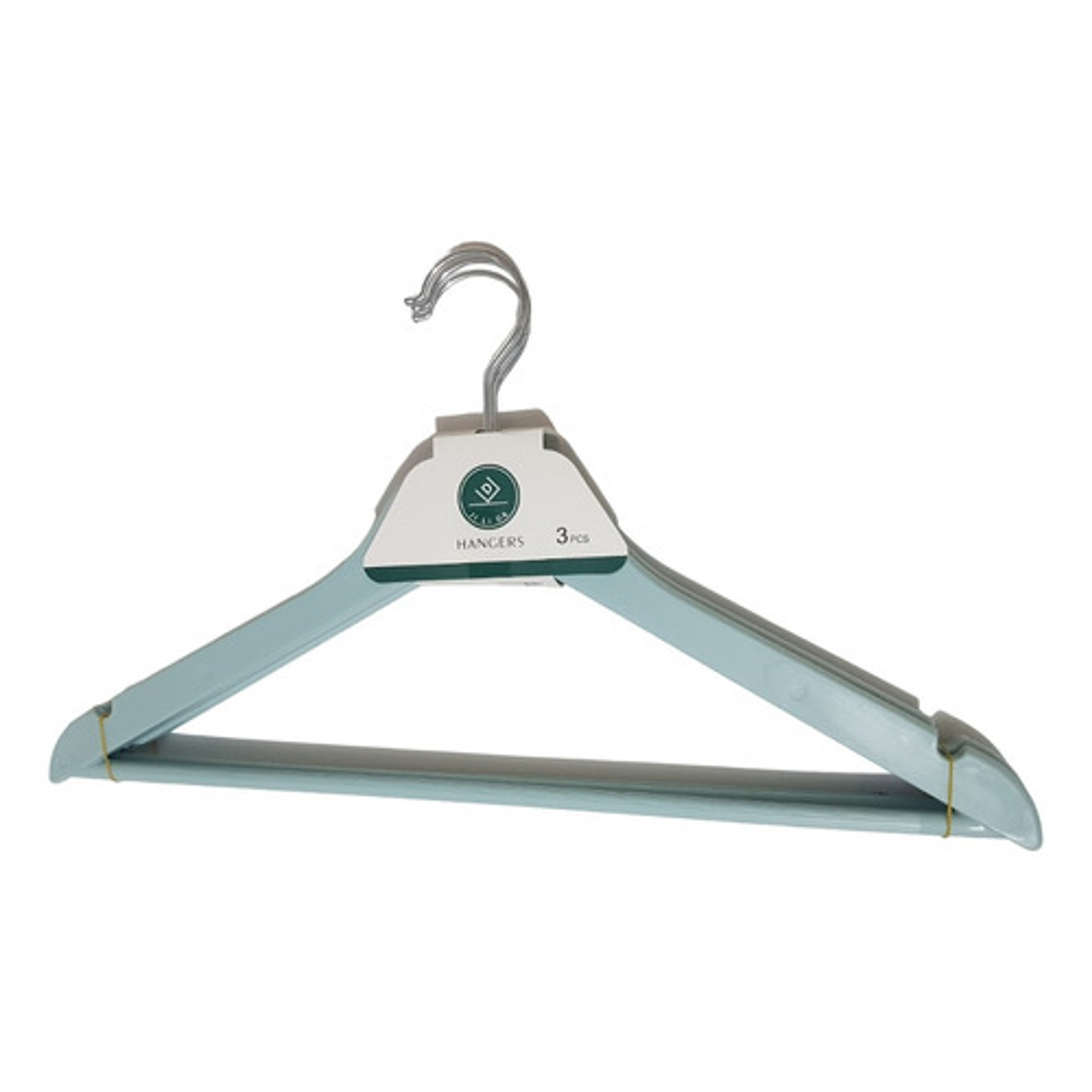 3 Ganchos Colgadores Perchas De Ropa  Celeste 1