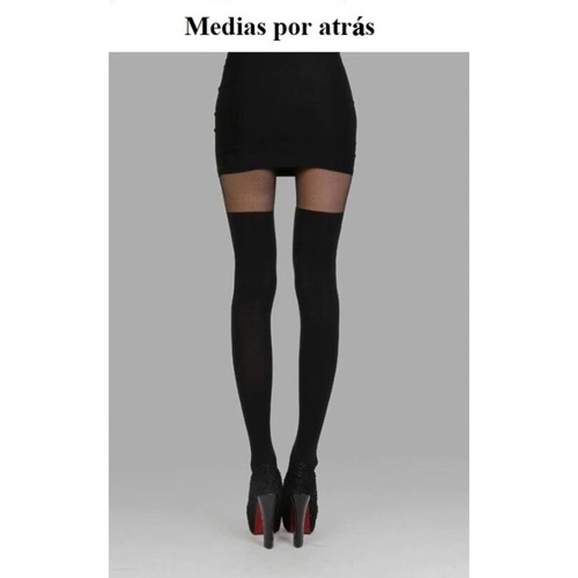 Sexy Medias Especiales Con Listones Negros 6