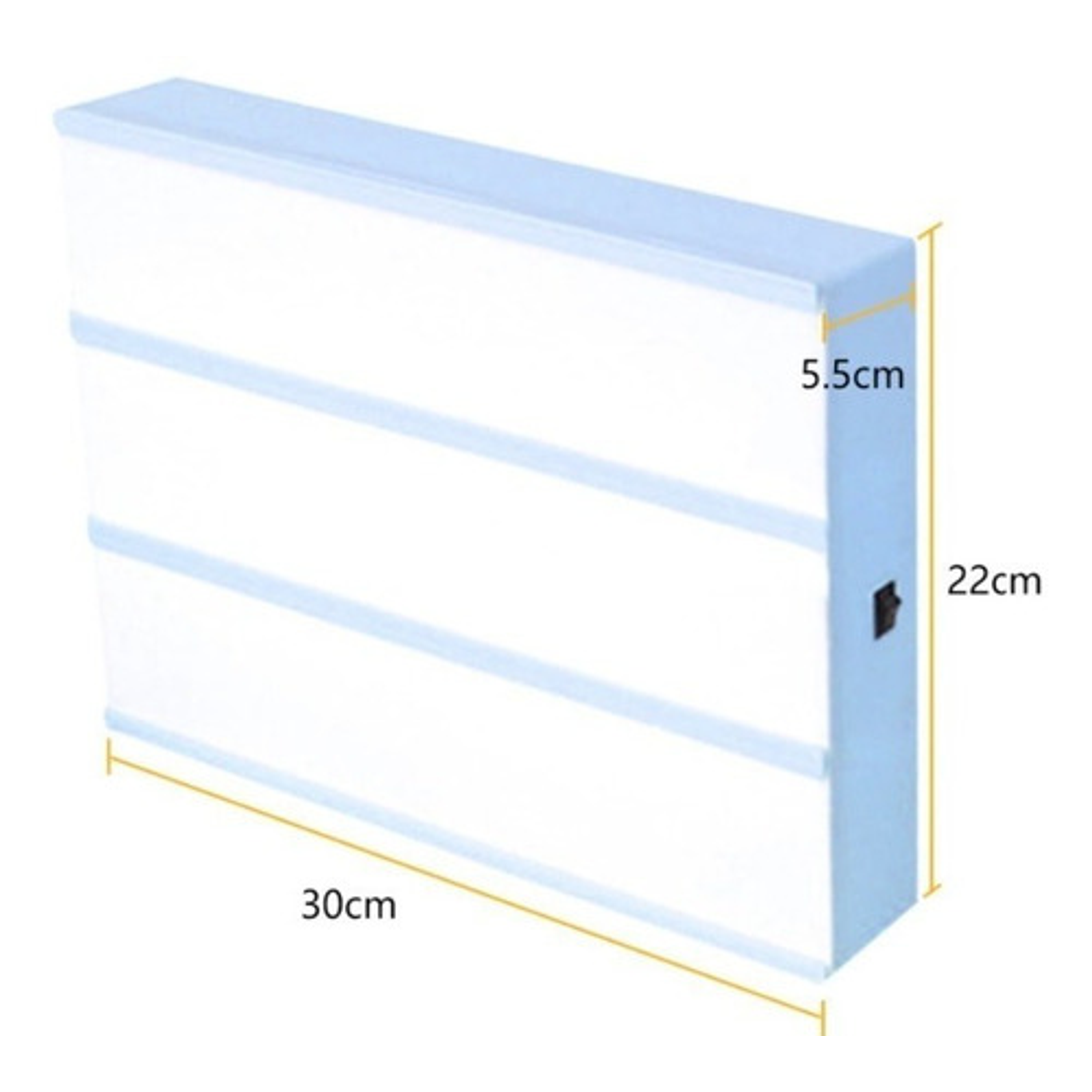 Pizarra Letrero Led Con Letras Cambiables A Colores -celeste 2