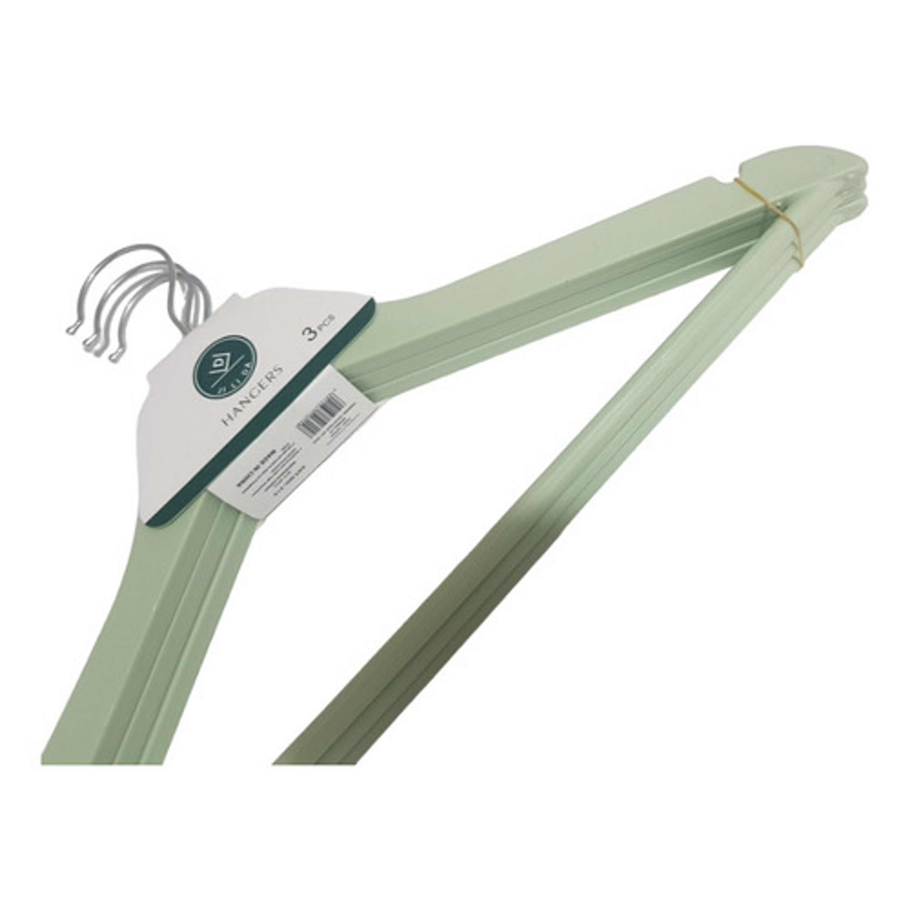 3 Ganchos Colgadores Perchas De Ropa  Verde 6