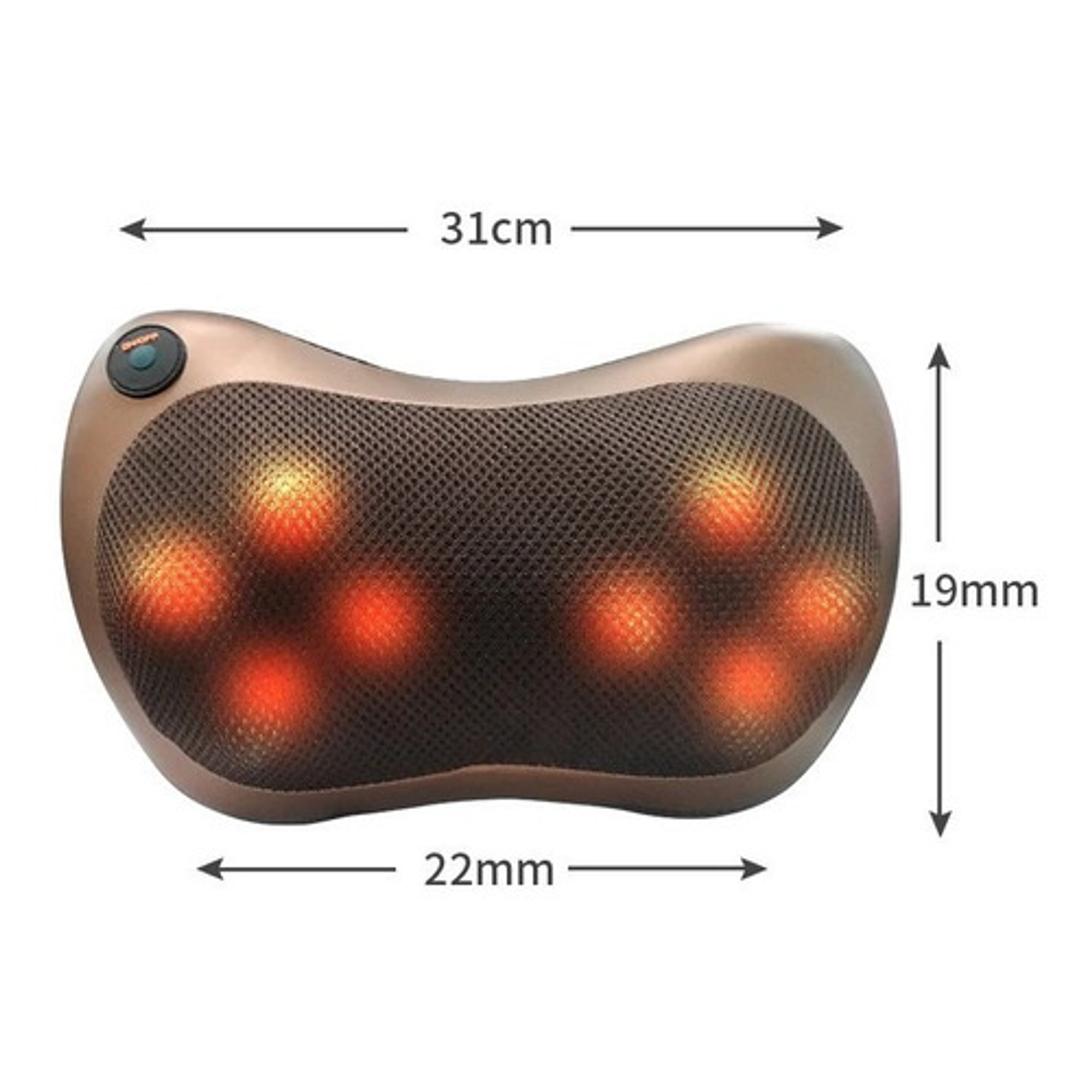 Almohada Masajeador Cervical Relajante Corporal Termoterapia 2