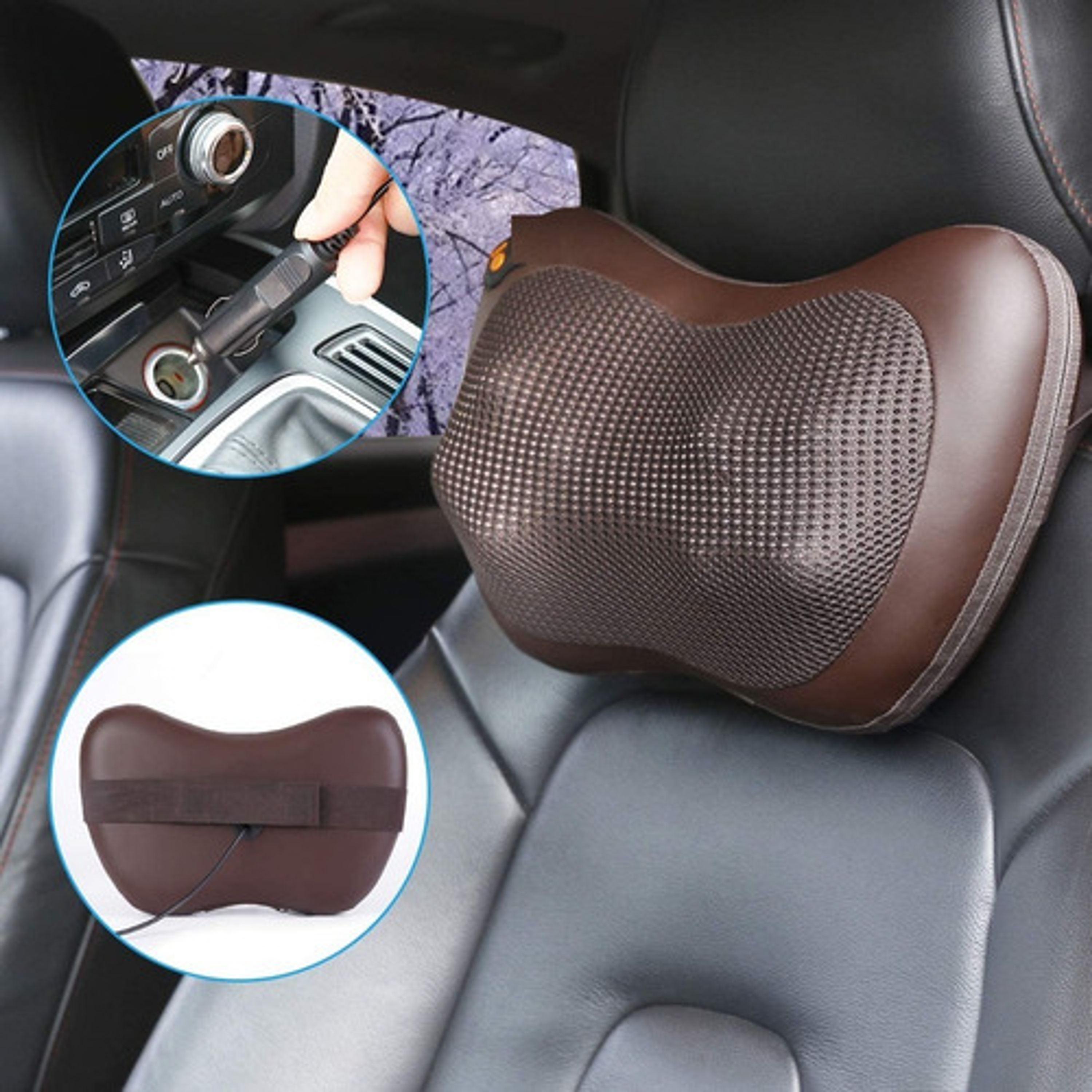 Almohada Masajeador Cervical Relajante Corporal Termoterapia 7