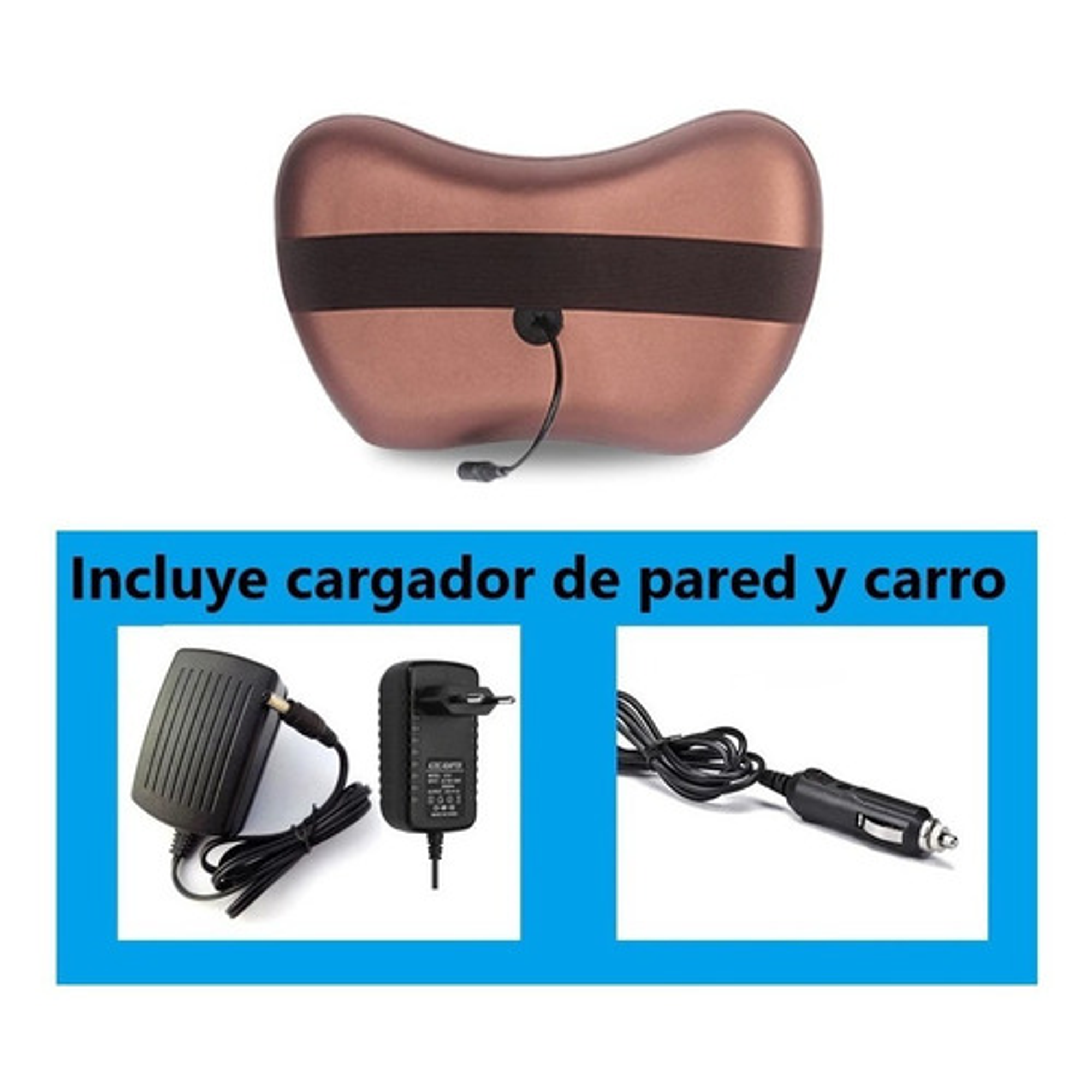 Almohada Masajeador Cervical Relajante Corporal Termoterapia 8
