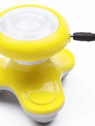 Potente Masajeador 2018 Eléctrico A Pilas Corriente Amarillo
