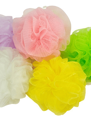 10 Esponjas De Ducha Para Baño, Esponja Exfoliante De Malla