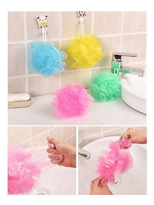 10 Esponjas De Ducha Para Baño, Esponja Exfoliante De Malla