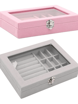 Joyero De 20x15x4.5 Con Pantalla Transparente