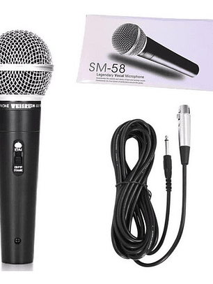 Weisre M-58 Micrófono De Condensador Portátil Unidireccional