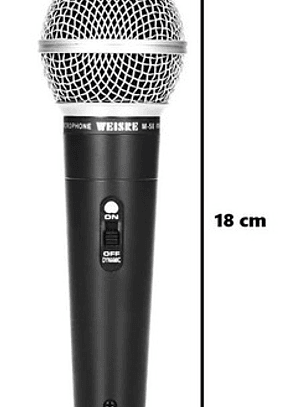 Weisre M-58 Micrófono De Condensador Portátil Unidireccional