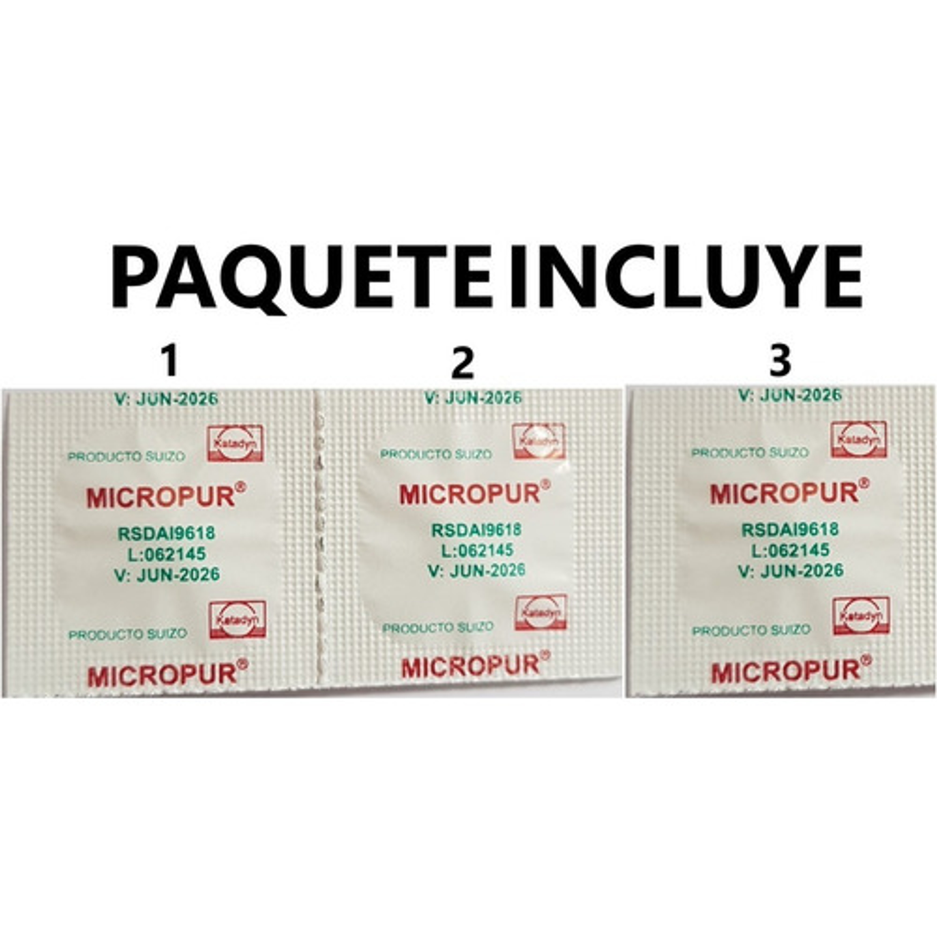 3 Pastillas Purificadoras De Agua Para 60 Litros Micropur  3