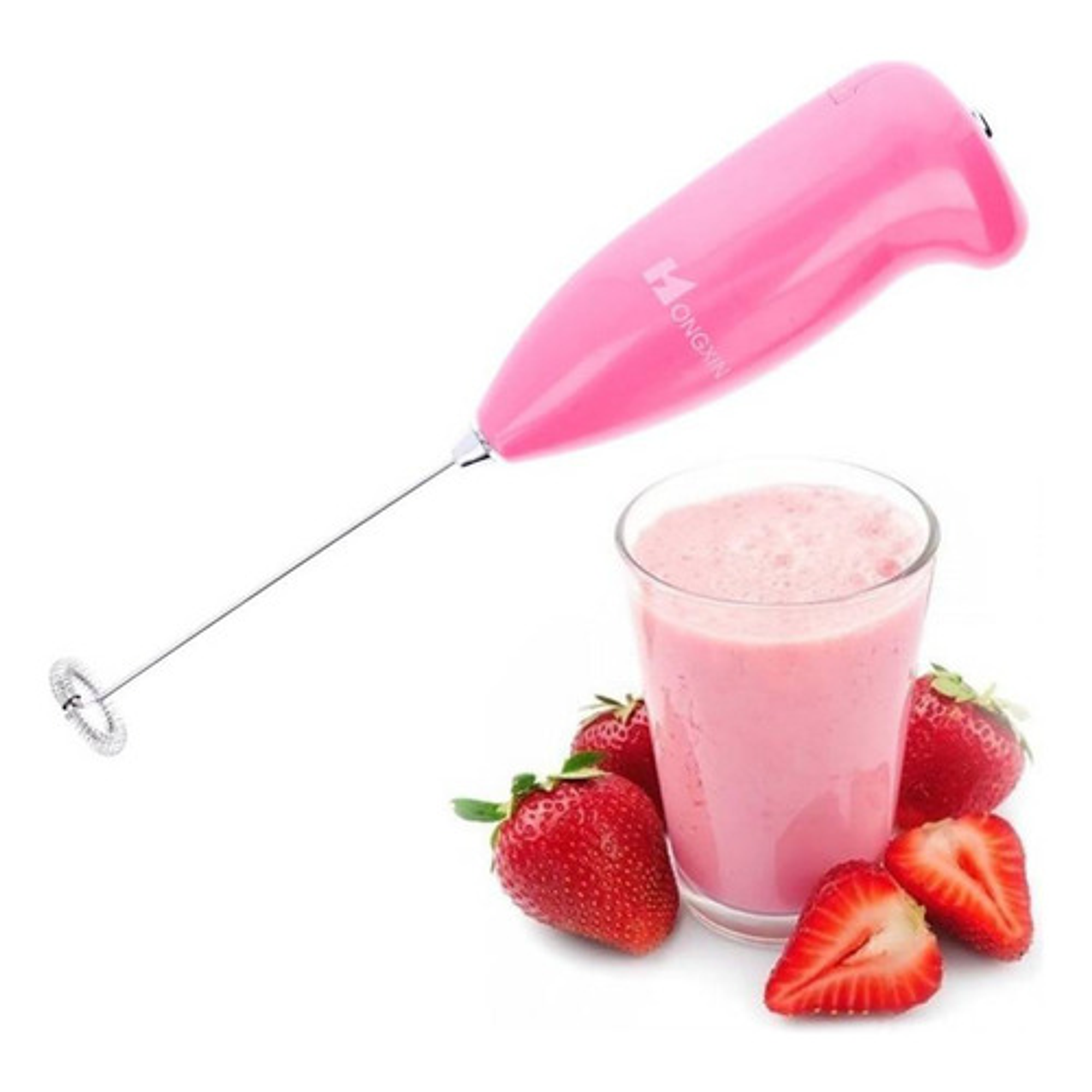 Mini Batidora Eléctrica Manual Para Café Portátil A Pila 6