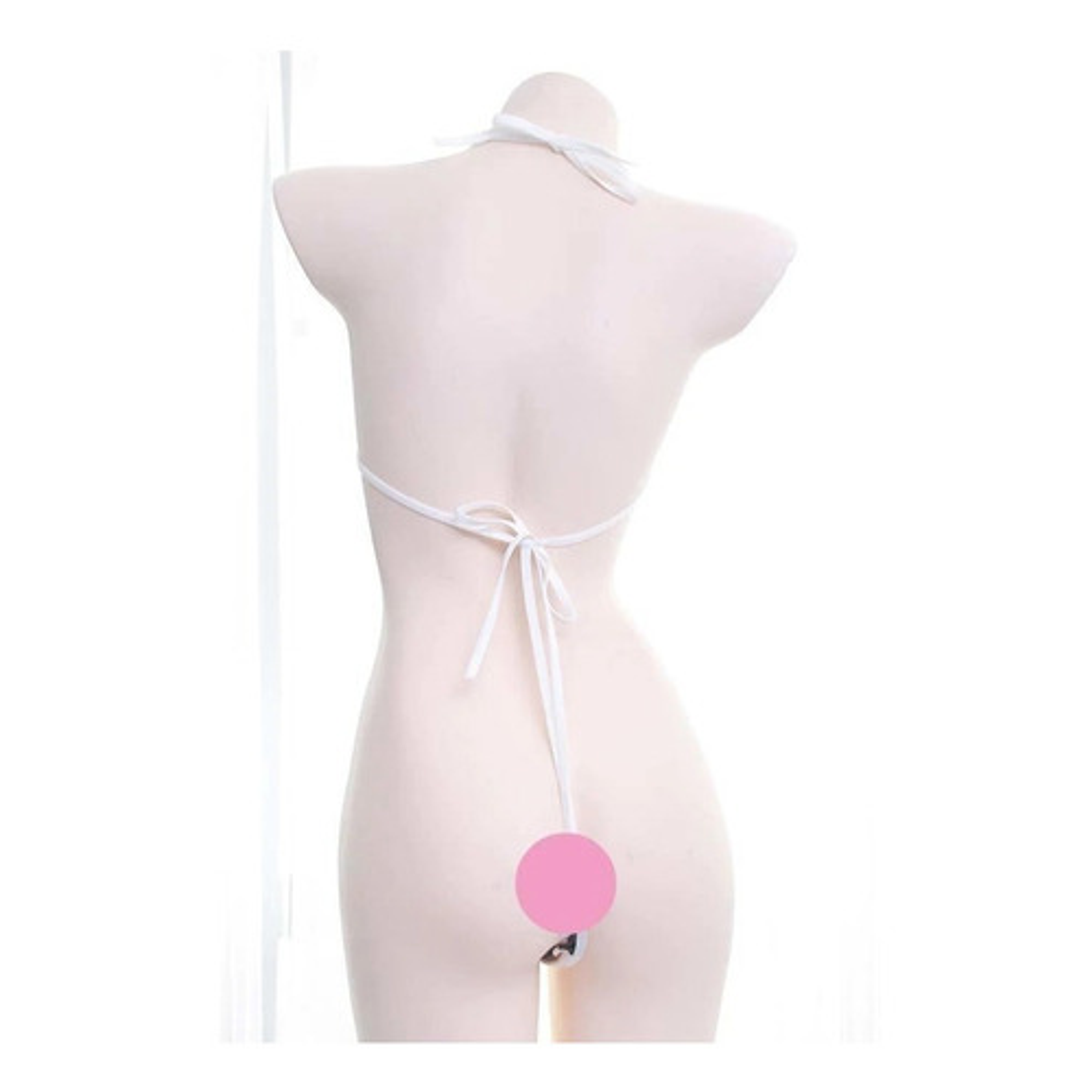 Sexy Lenceria De Blanco Y Negro Con Ropa Interior 4