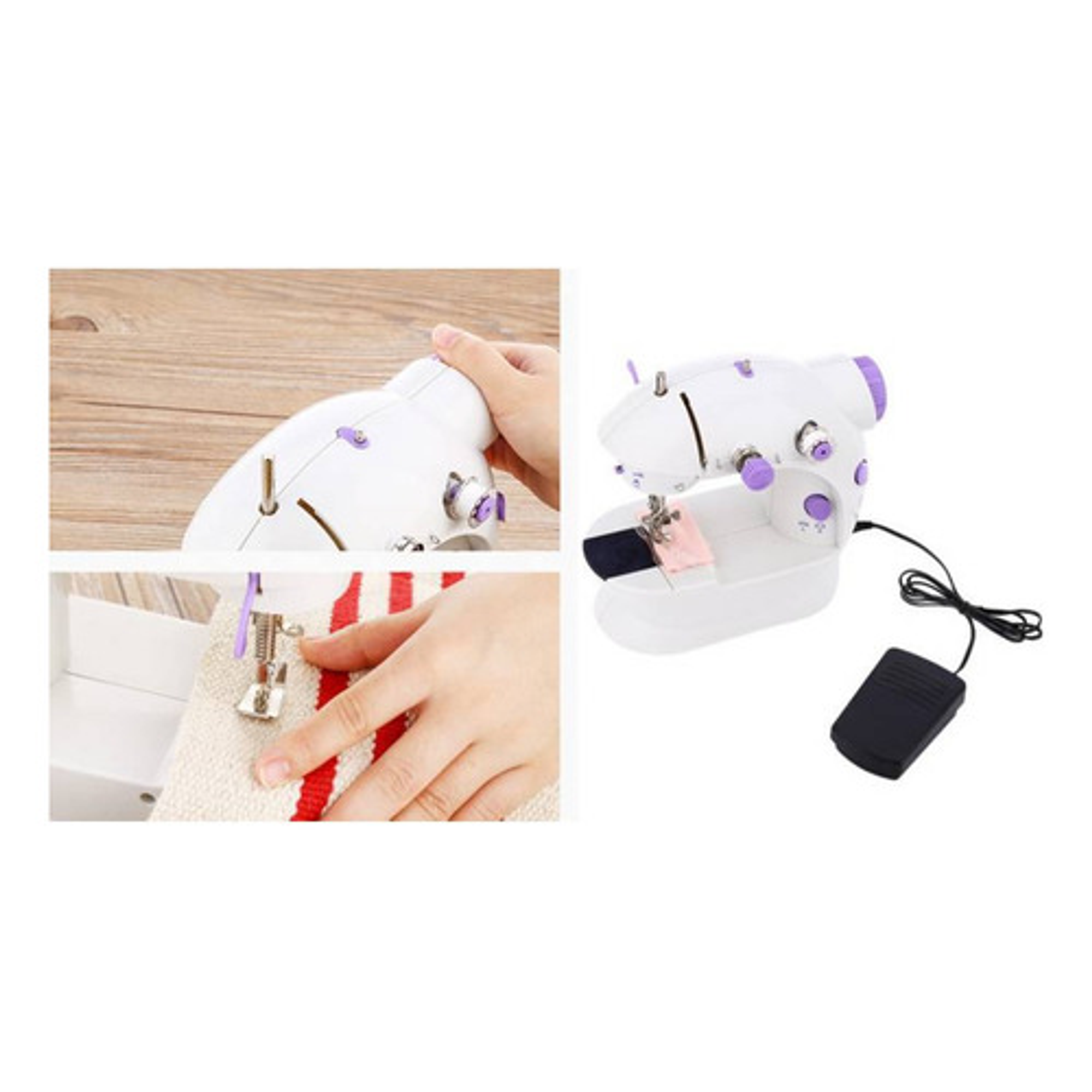 Mini Máquina De Coser Con Accesorios Incluidos 7