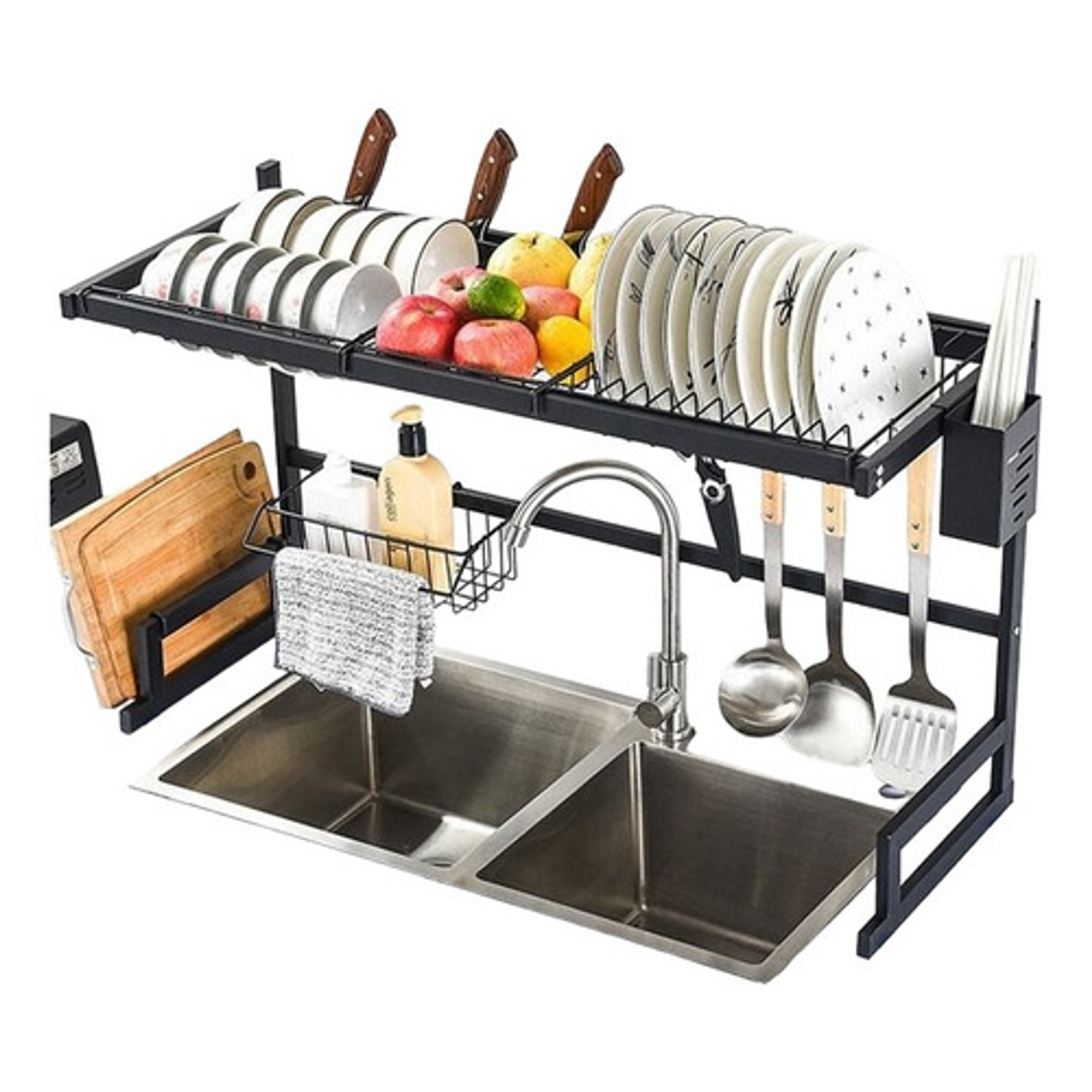 Rack Escurridor De Vajilla Sobre Fregadero Estante De 85cm 1