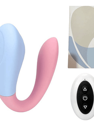 Vibrador +control Remoto De Doble Estimulación 8 Vibraciones