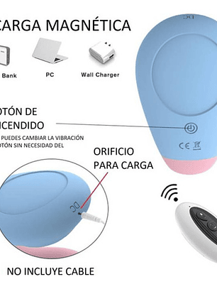Vibrador +control Remoto De Doble Estimulación 8 Vibraciones