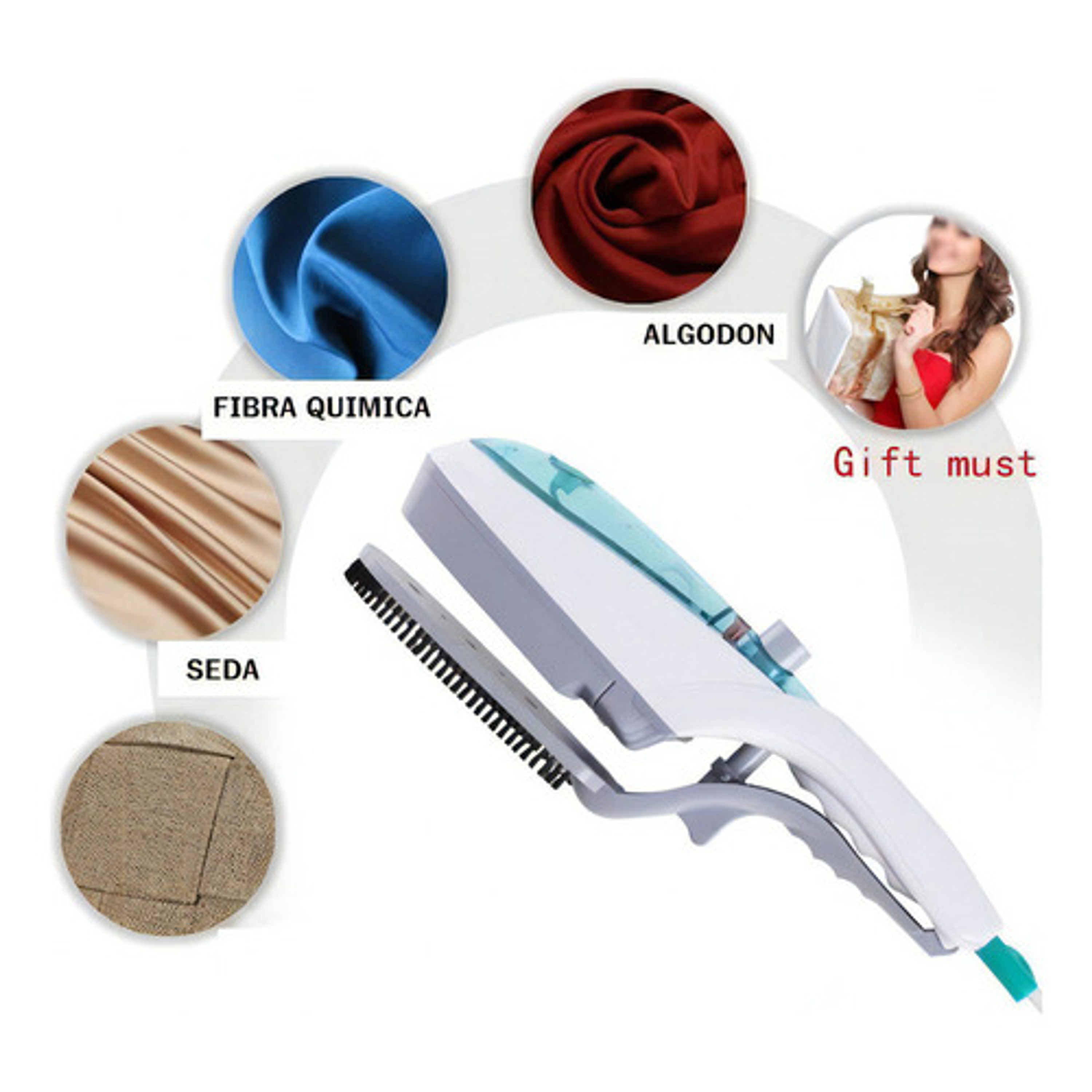 Plancha De Vapor Portatil Vaporizador Para Prenda Ropa 8