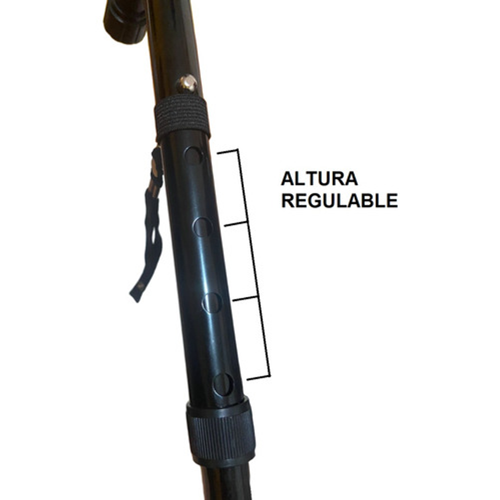 Bastón Plegable Mágico Ortopédico Con Luz Led Y Regulable 5