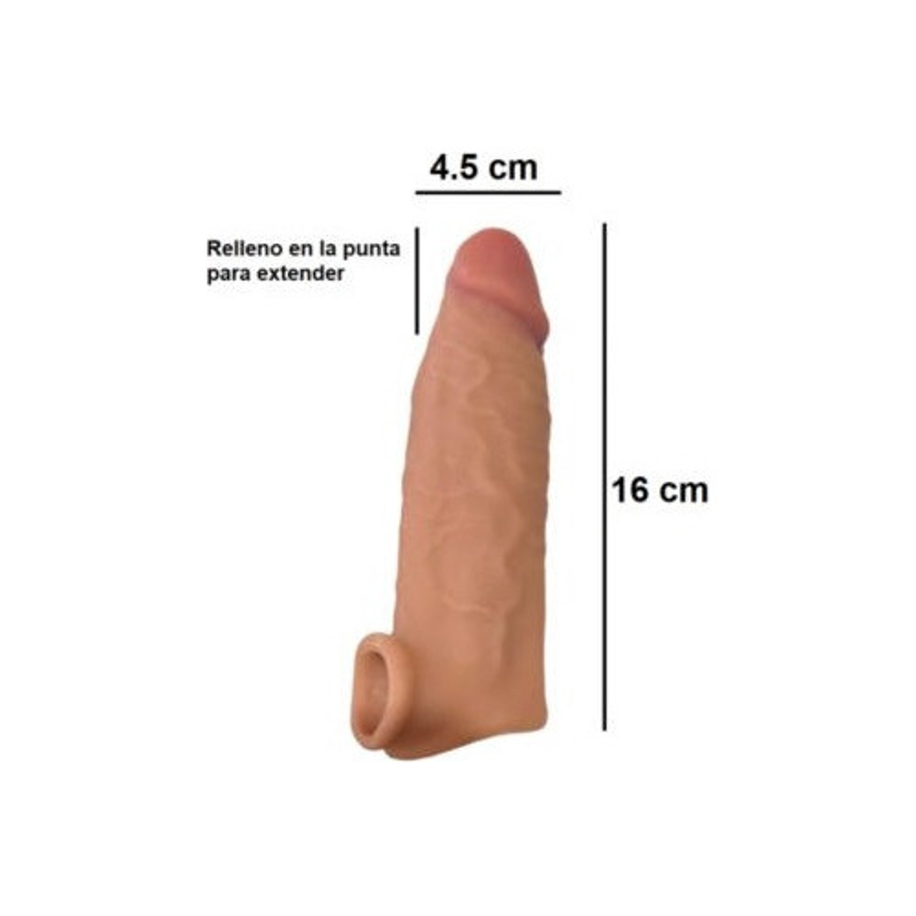 Manga Para Extender El Pene Reutilizable De 16x4.3cm 053 2