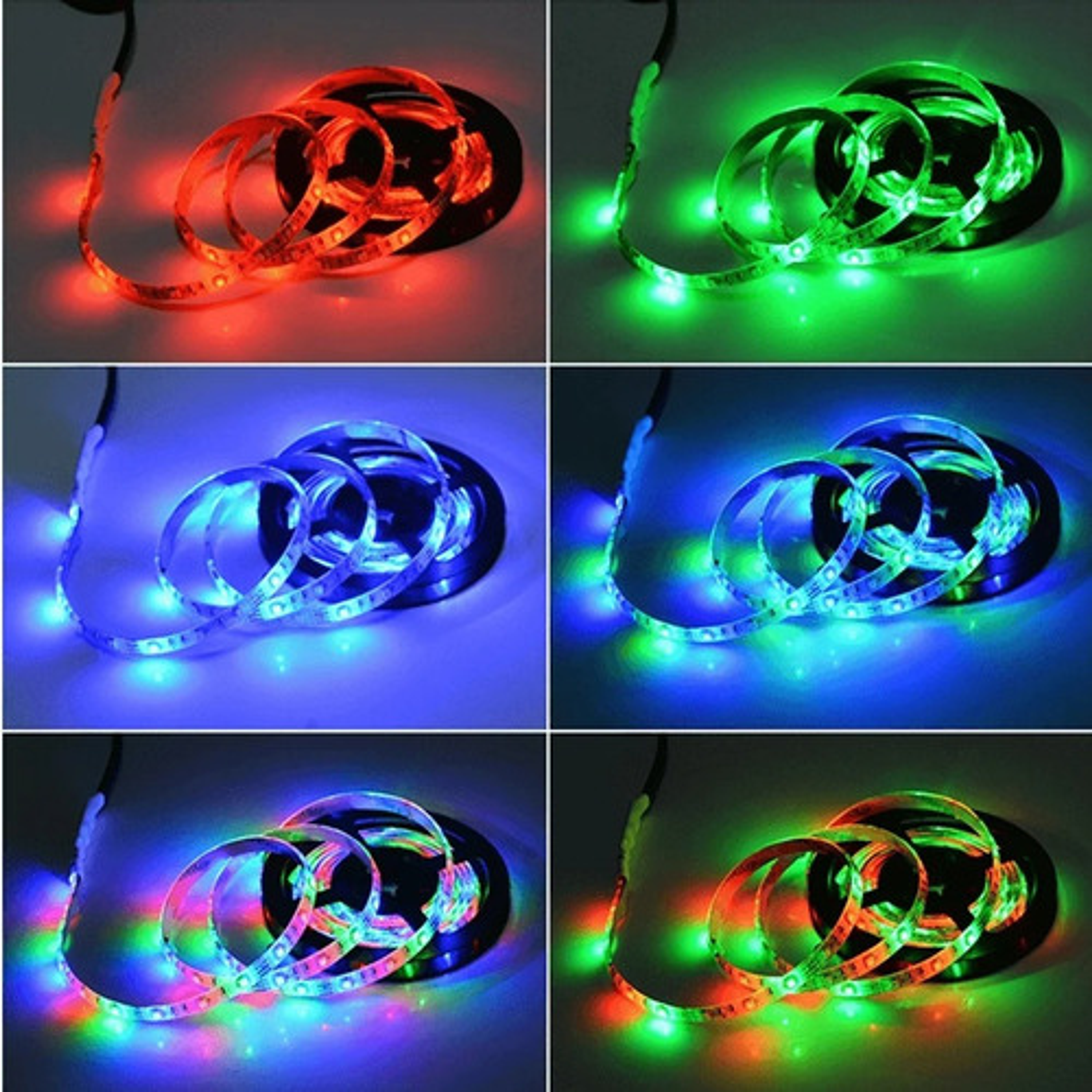 Cinta Tira Tipo Led Usb 5 Metros Rgb Y Control Remoto 3