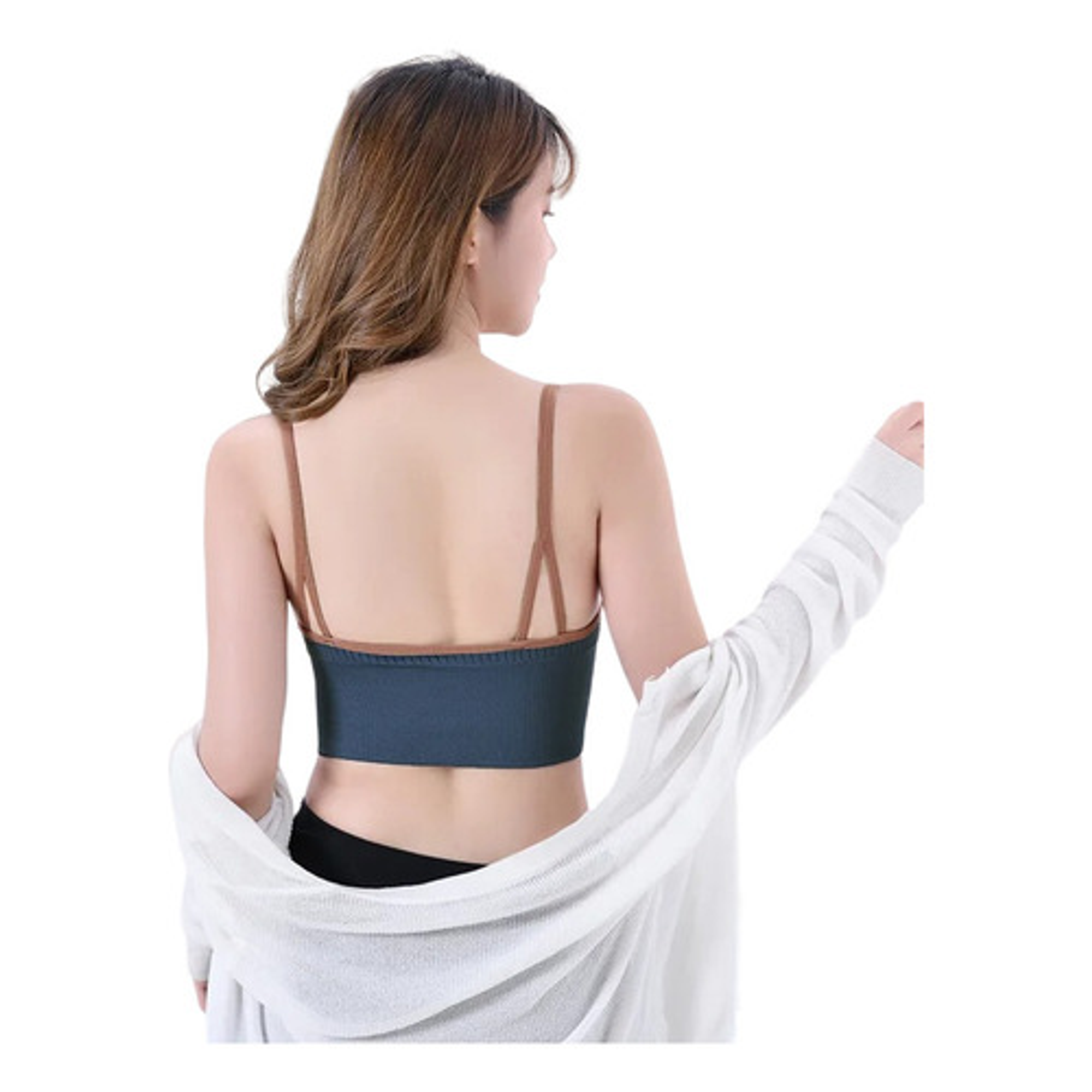 Sosten Tipo Chaleco Con Cierre De Tela Elástica 11