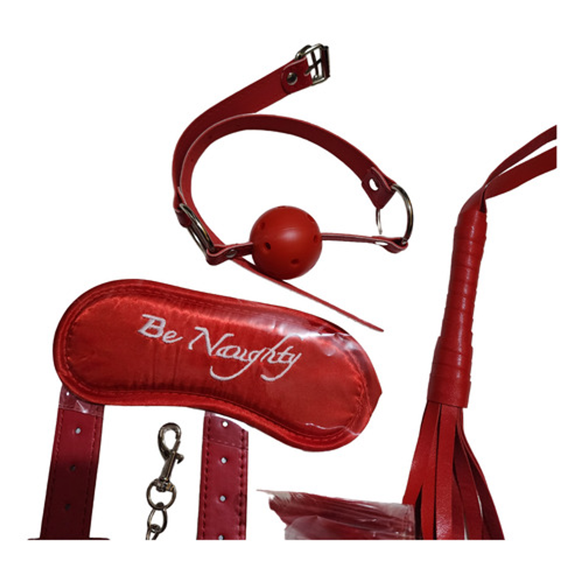 Kit De Juguetes Bdsm Para Parejas Color Rojo  2