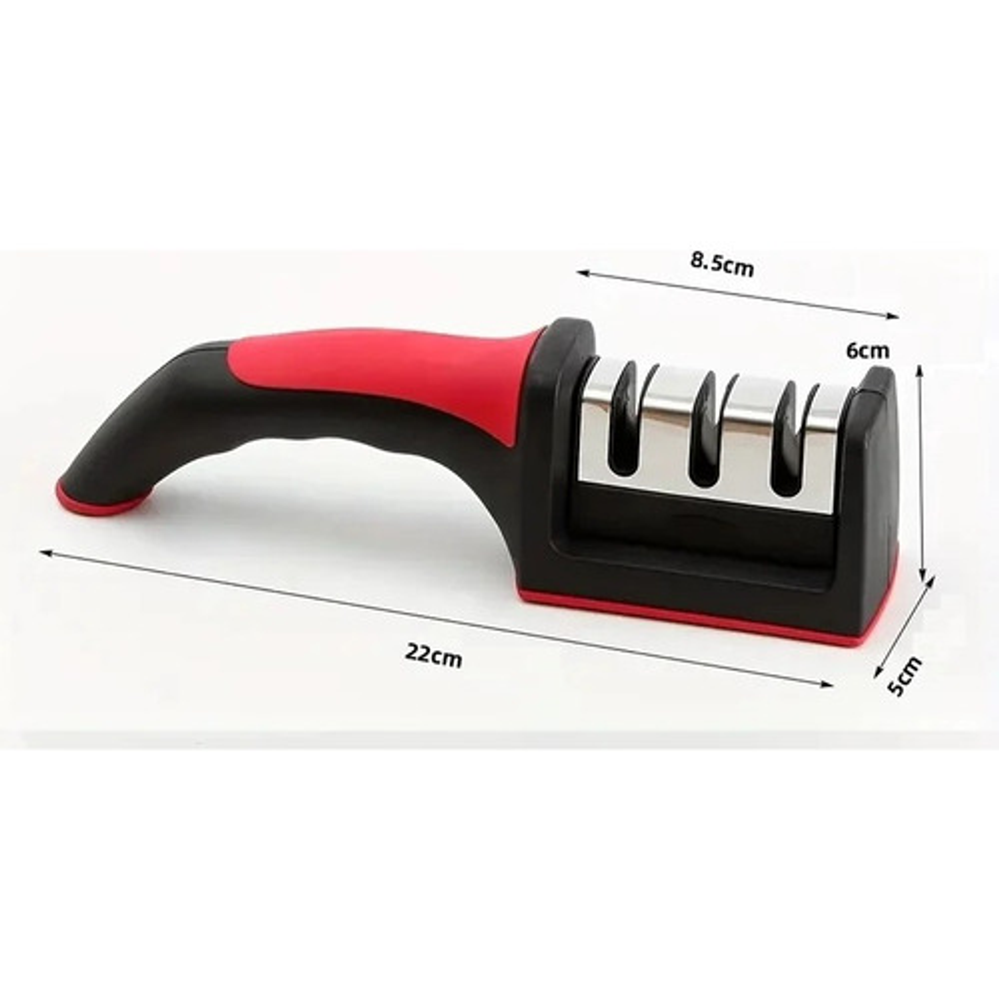 Afilador De Cuchillos Tijeras Navajas  Base Antideslizante 4