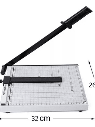 Guillotina Cizalla Palanca Corta Papel A4 Metal Autoafilable