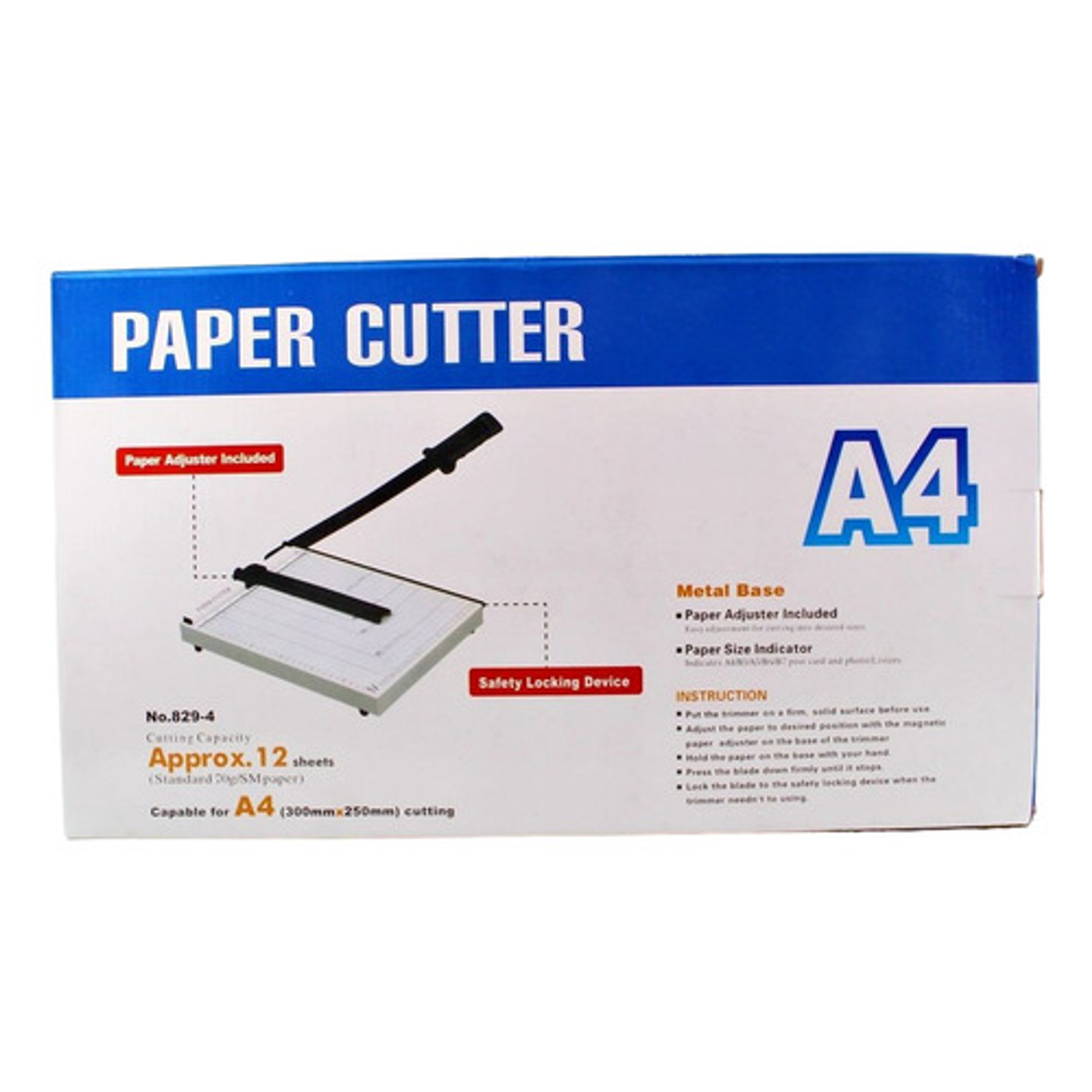 Guillotina Cizalla Palanca Corta Papel A4 Metal Autoafilable 3