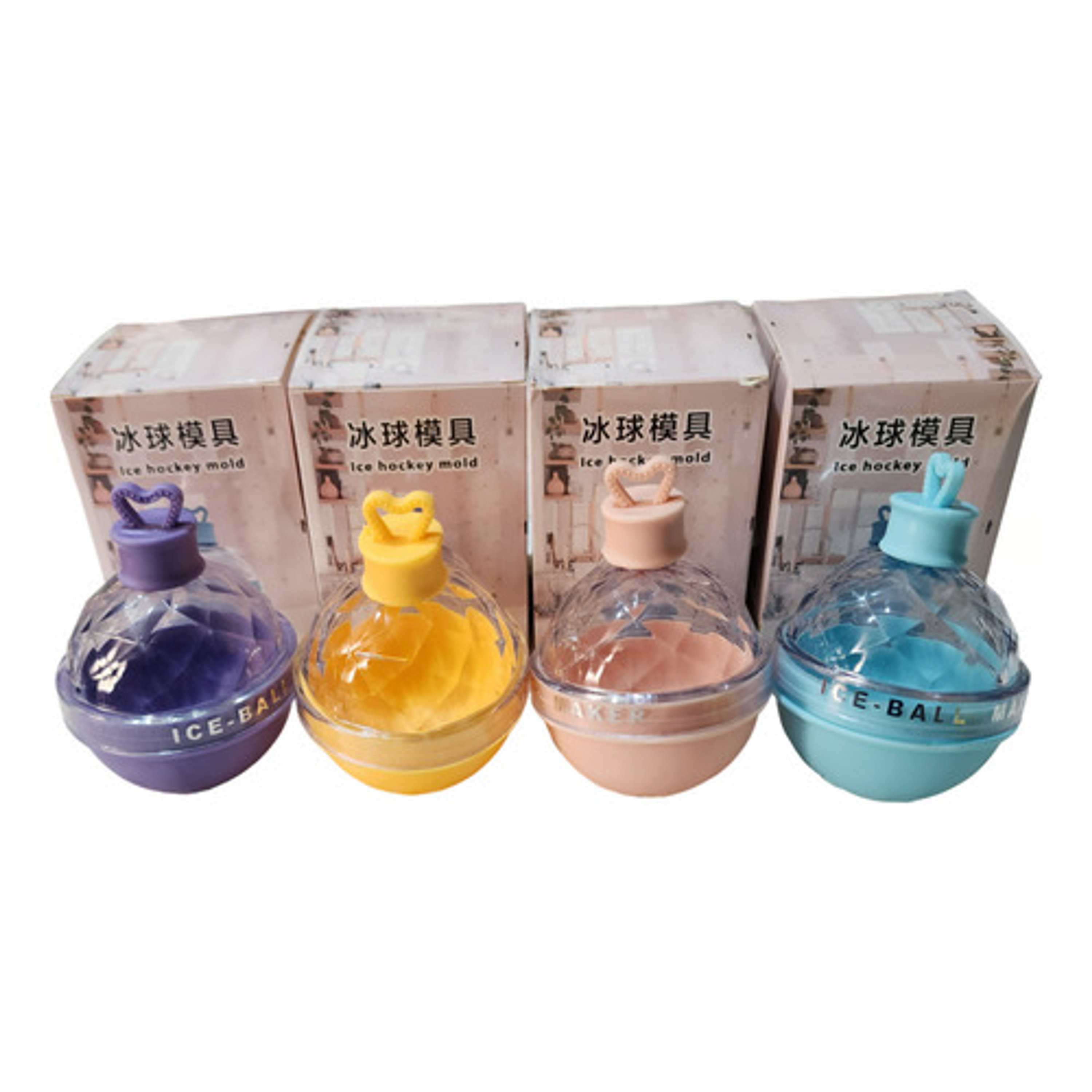 Kit 2 Moldes De Bolas De Hielo De Silicona - Color Aleatorio 5