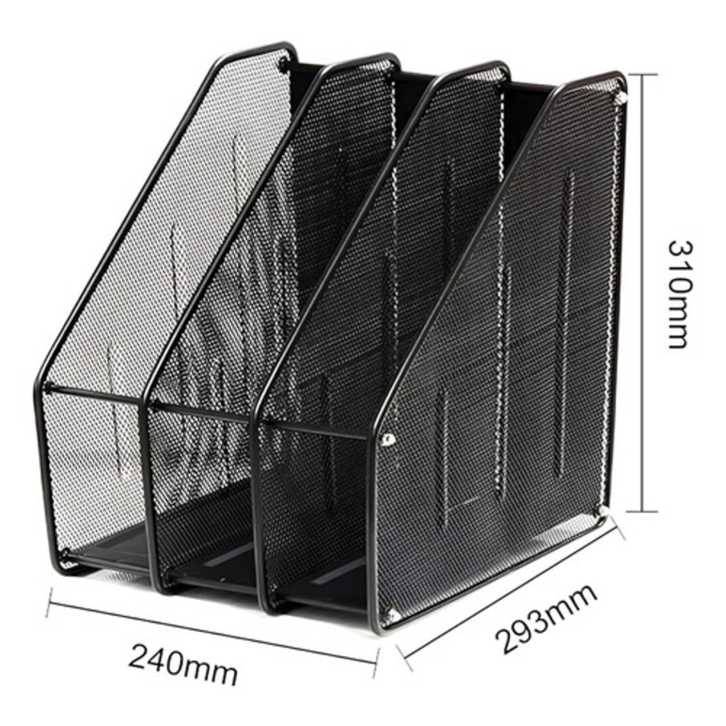 Organizador Metálico 3 Rejillas De Papeles - A4 3