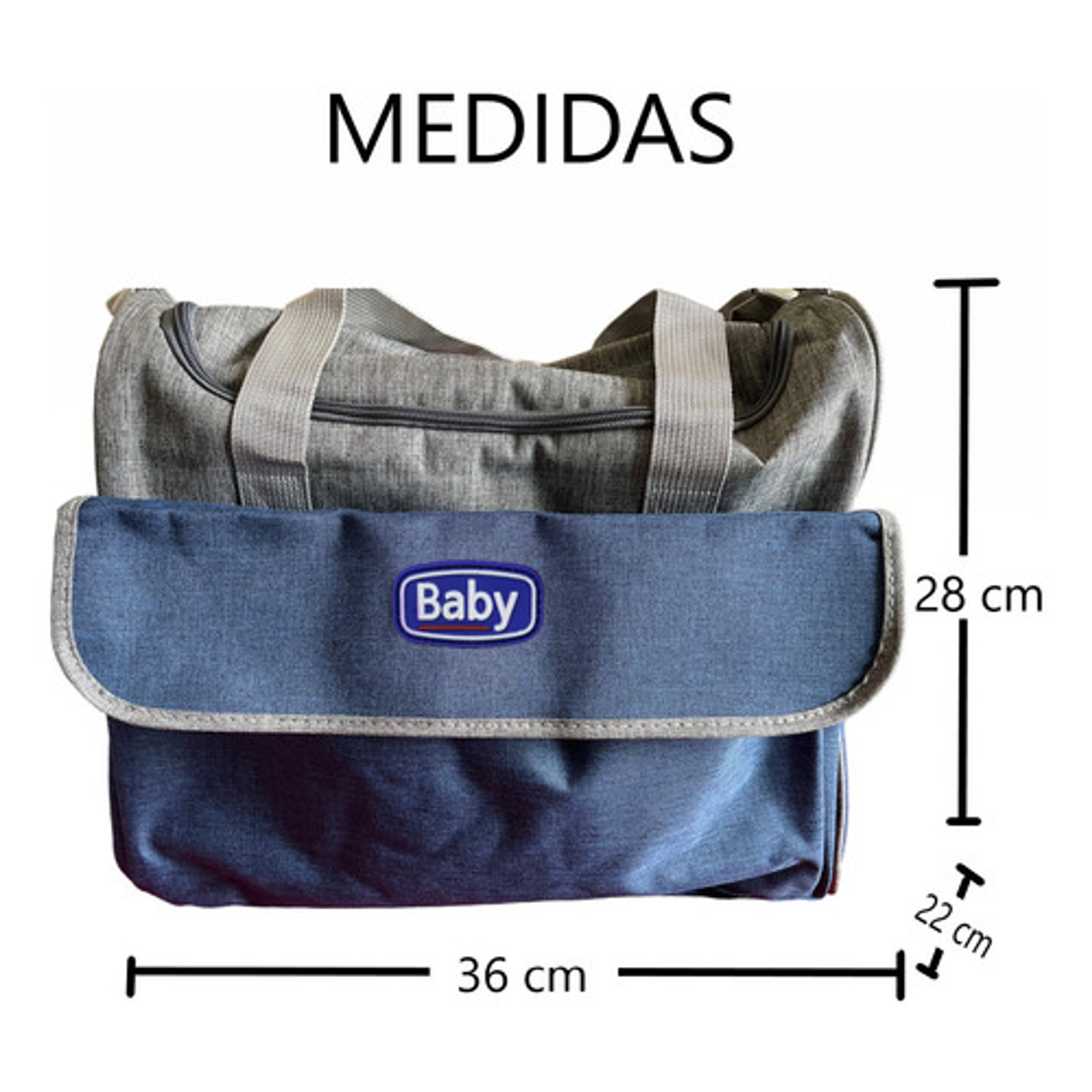 Pañalera Bolso De Bebé Multifuncional - 5 Bolsillos 9