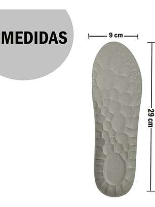 Plantilla Para Zapatos Transpirable Recortable - Talla 3545