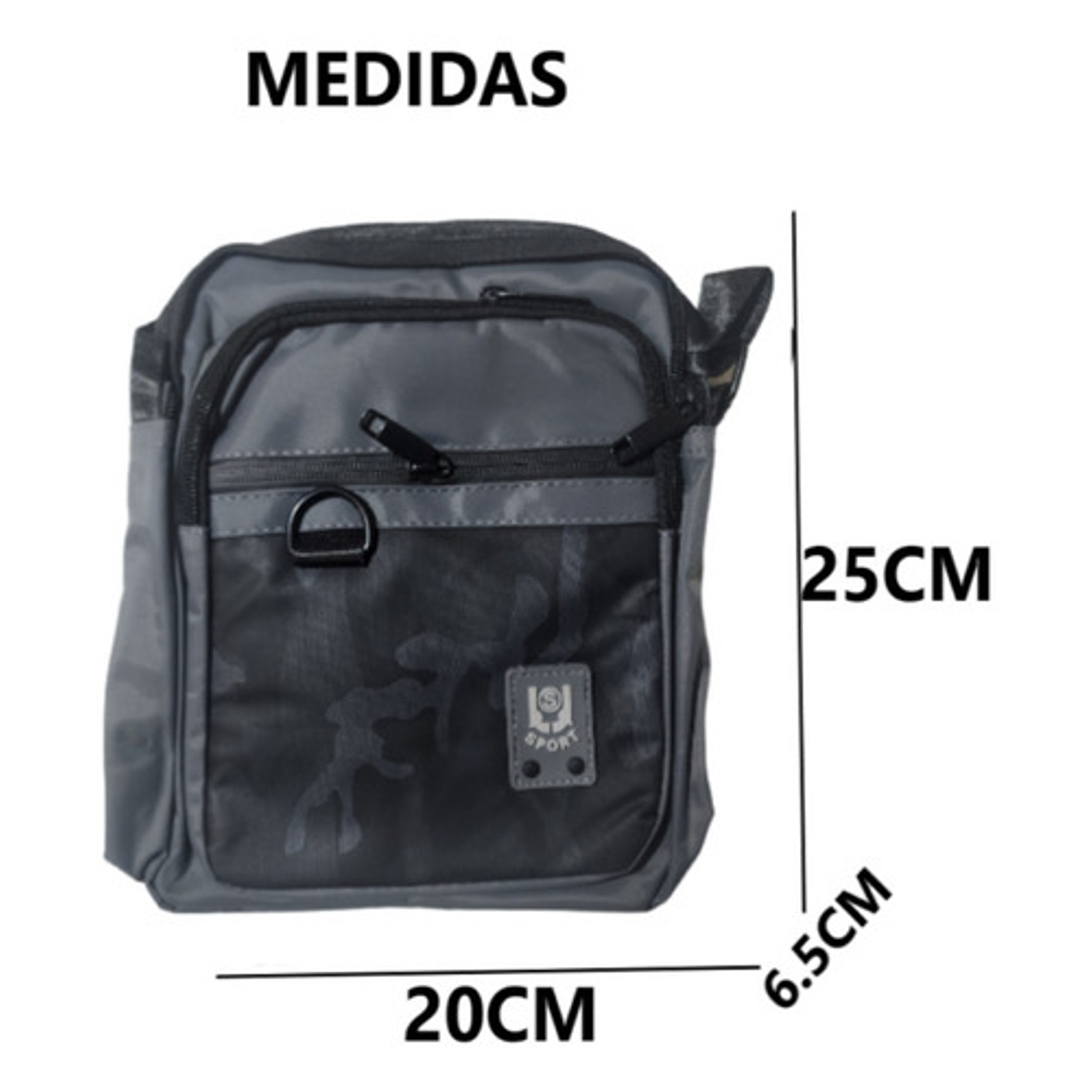 Morral Pechera Bandolera Hombre Impermeable De Nilón 13