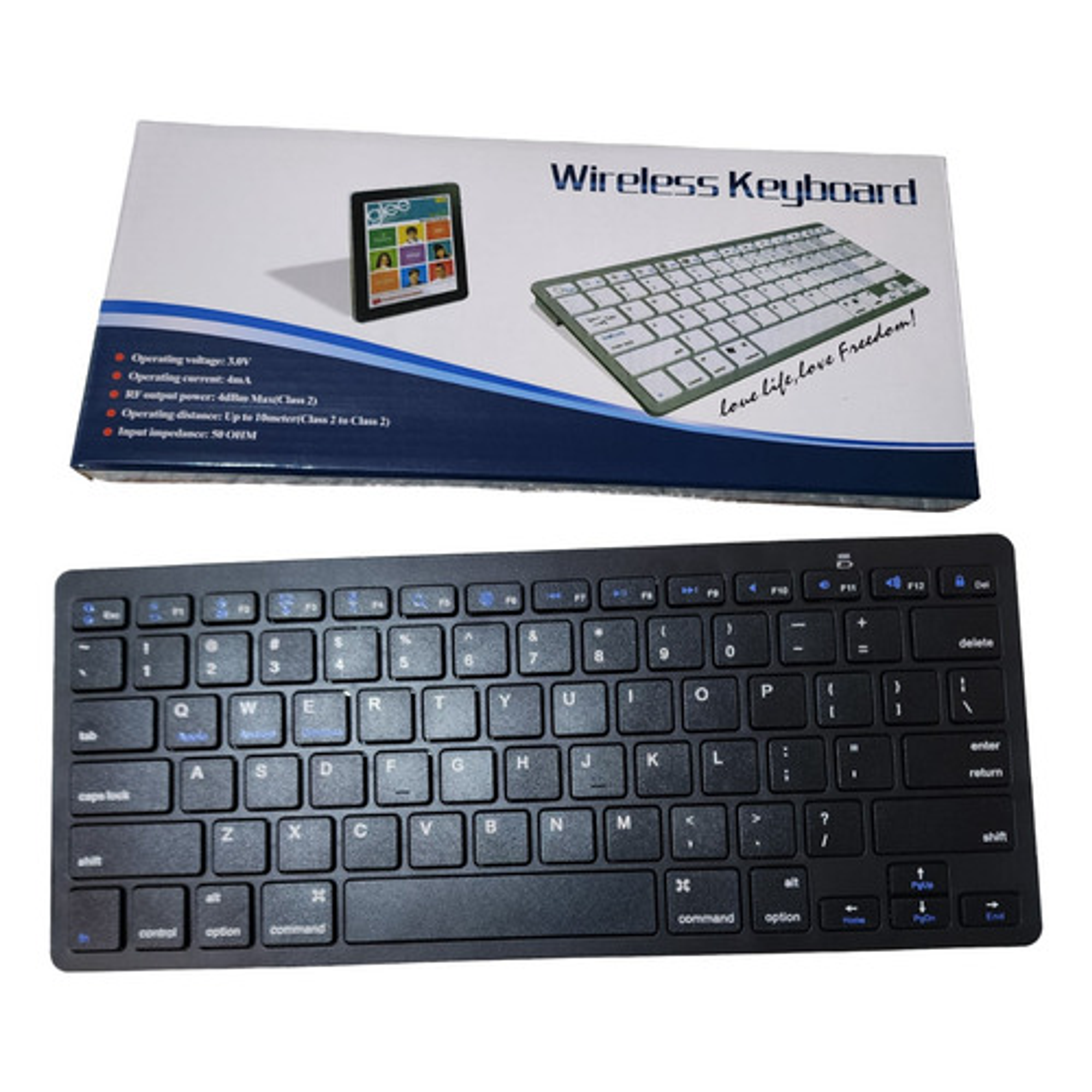 Teclado Inalámbrico Bluetooth Wireless Universal  9