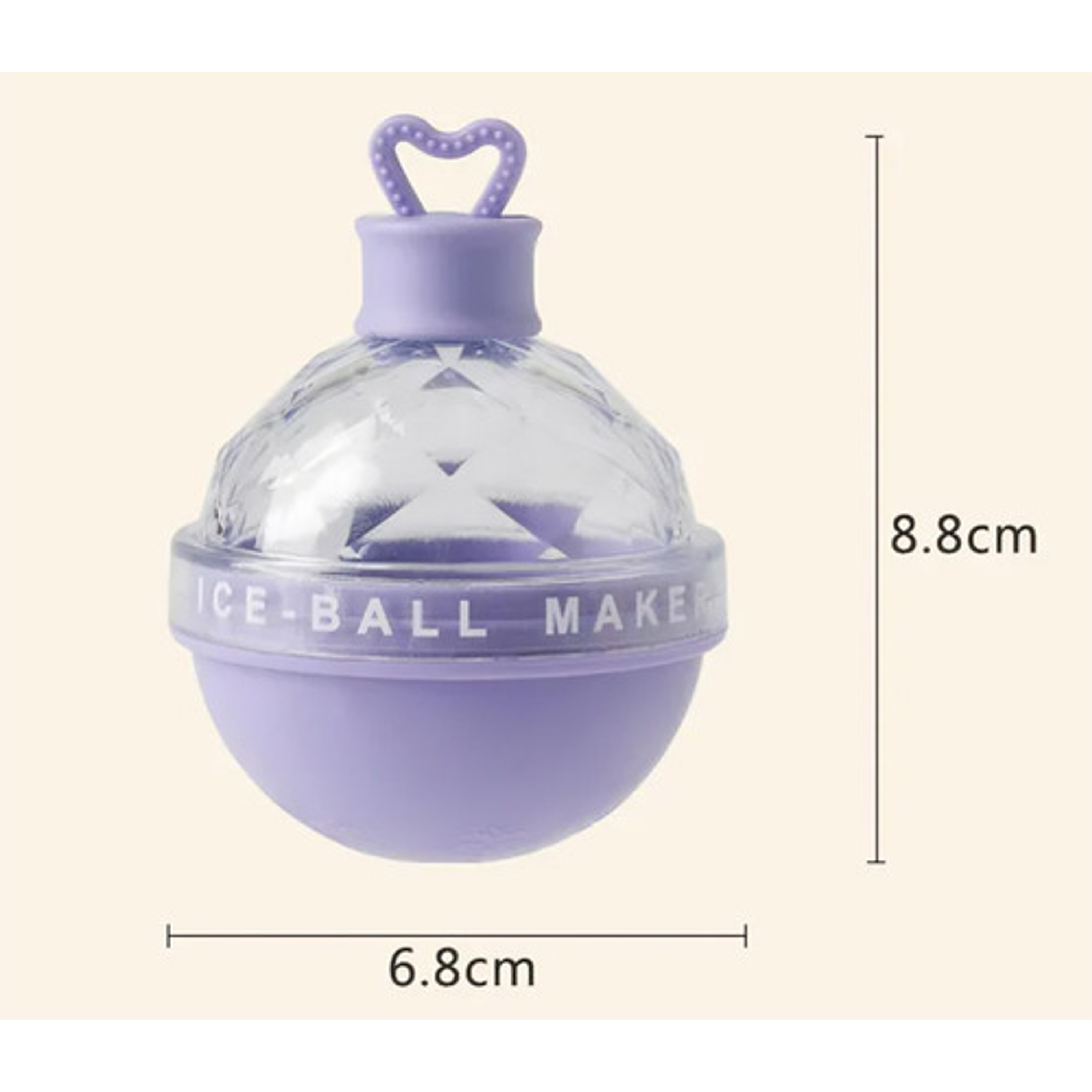 Kit 4 Moldes De Bolas De Hielo De Silicona - Color Aleatorio 2