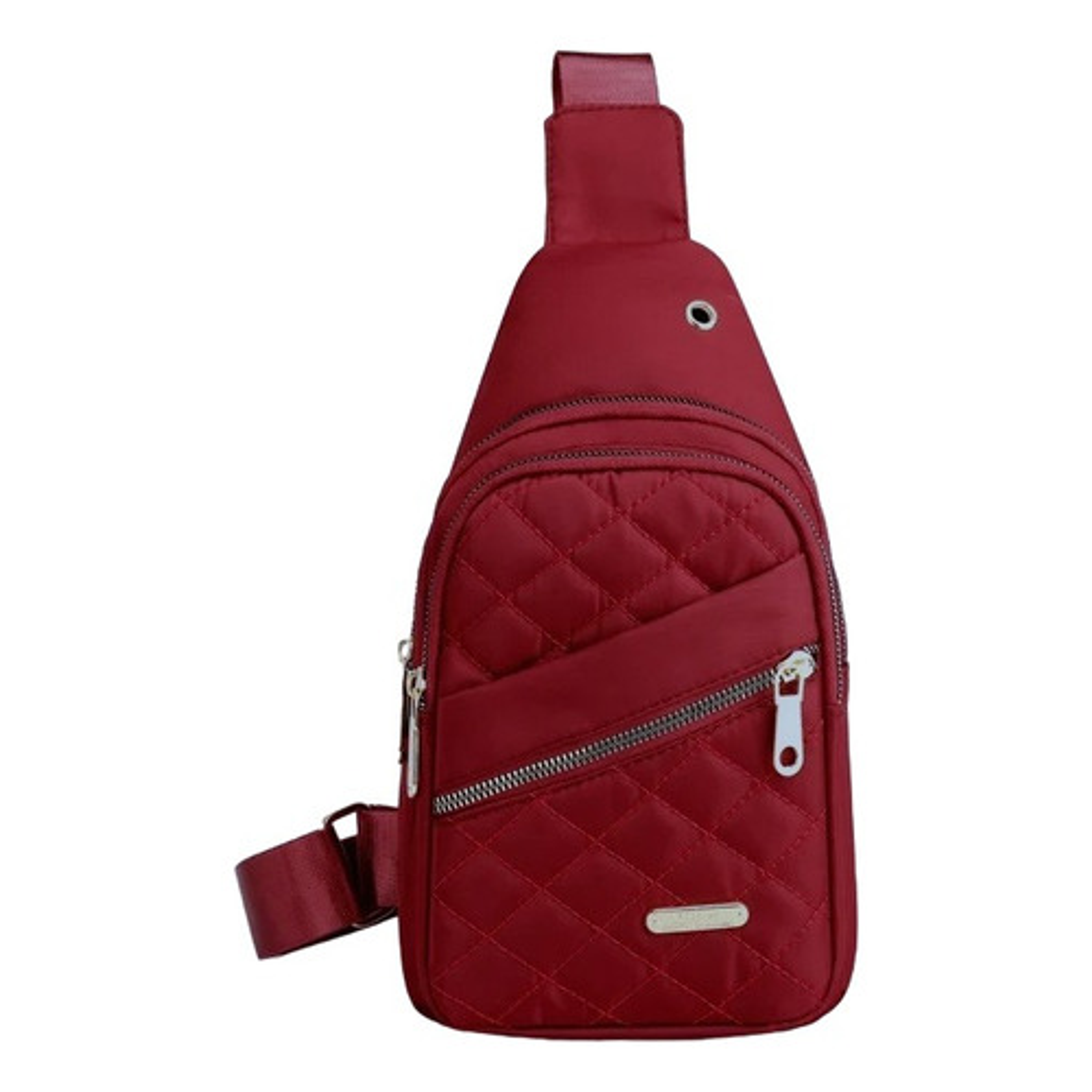 Morral Mujer Cruzado Riñonera Con 3 Cierrres Y 1 Interior 6