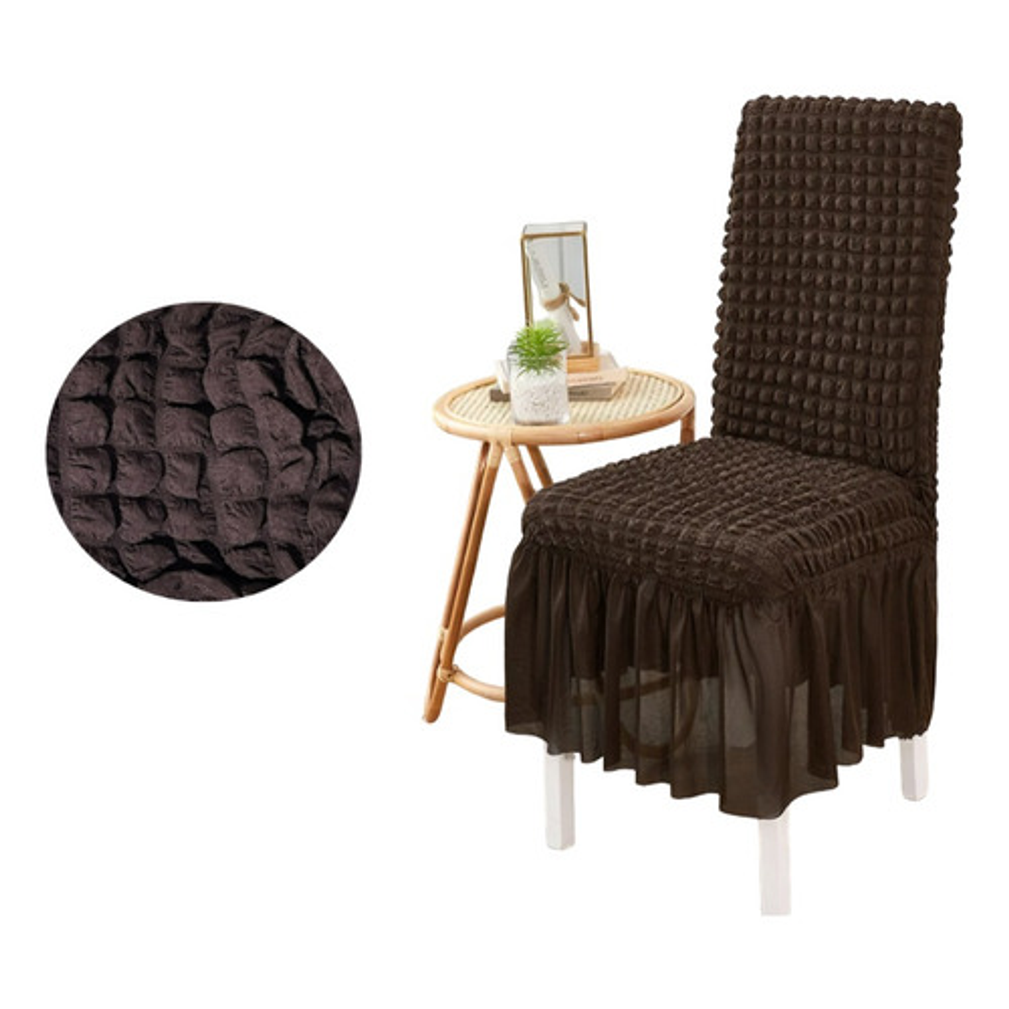 Pack 4 Fundas Elástica Para Sillas De Comedor 22