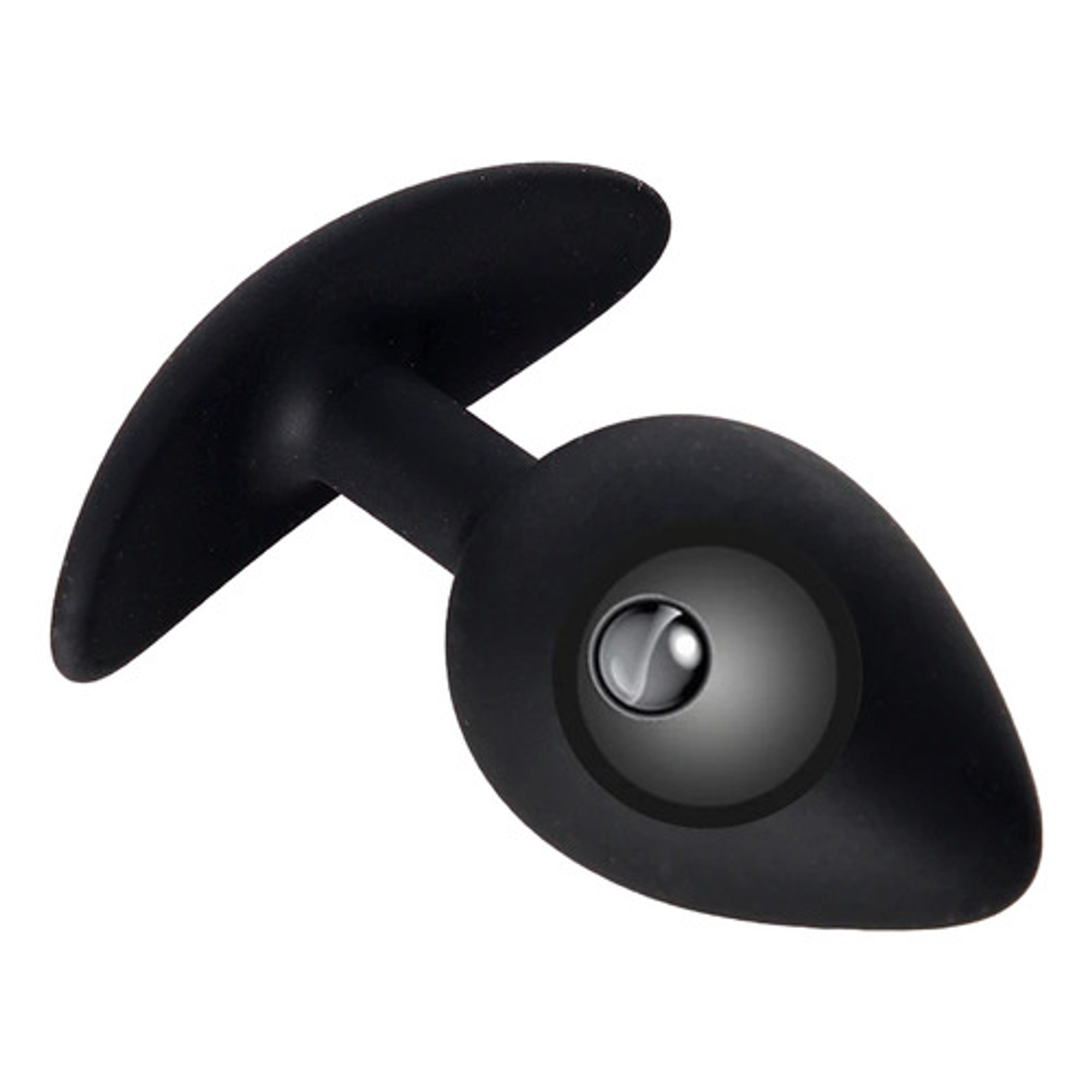 Plug De Silicona Con Bola De Metal - Talla M - 7.5 X 3.5 Cm 1