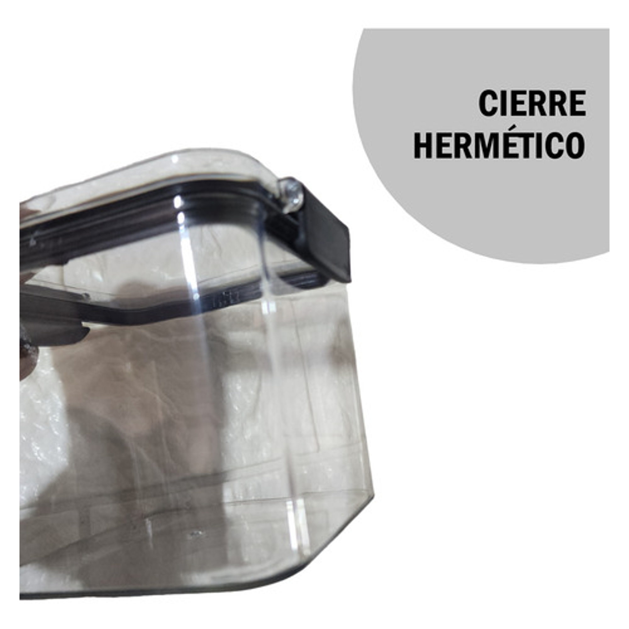 Set De 4 Organizadores Recipiente De Alimentos Transparentes 3