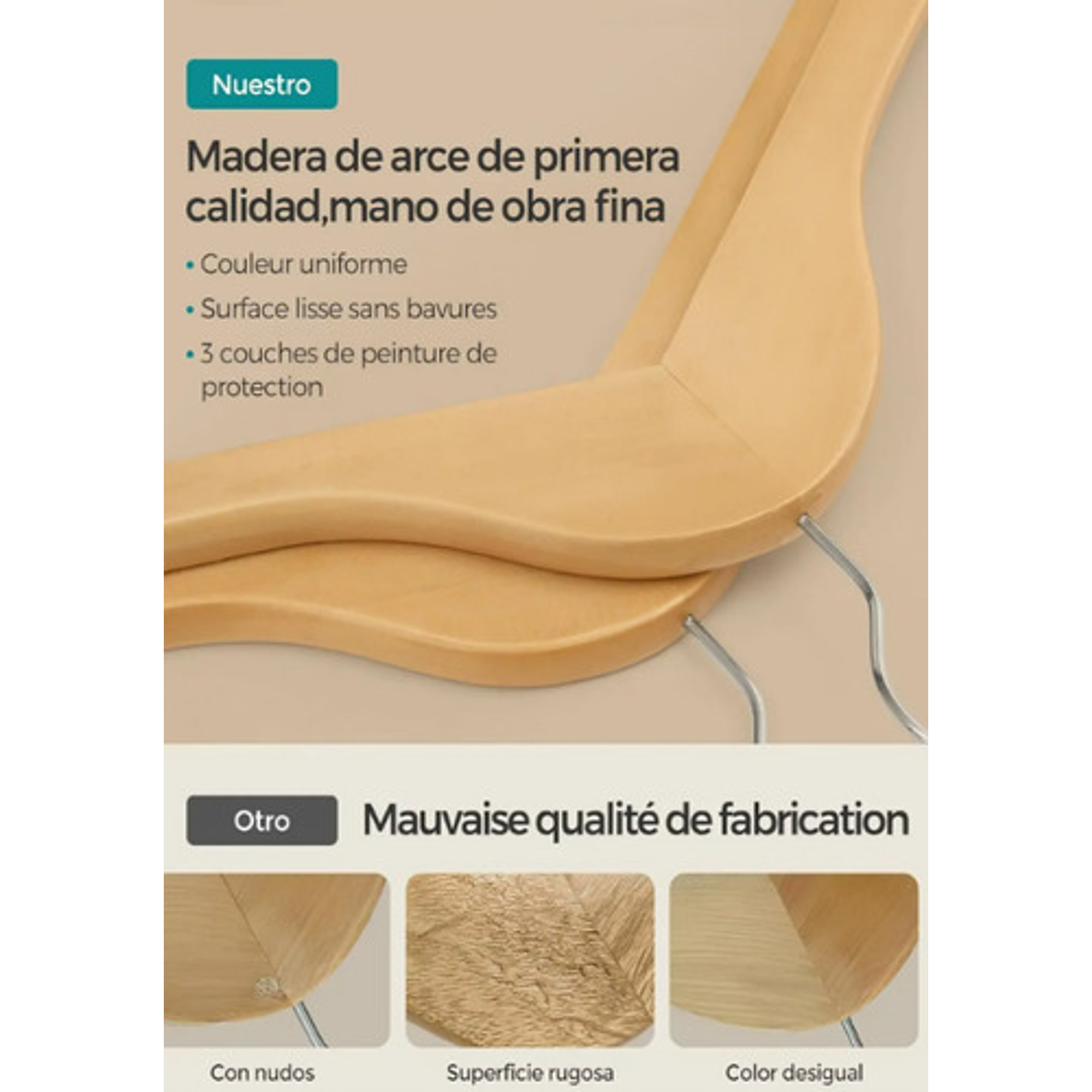 Pack De 12 Ganchos Para Ropa, Perchas, Colgador Organizador 4