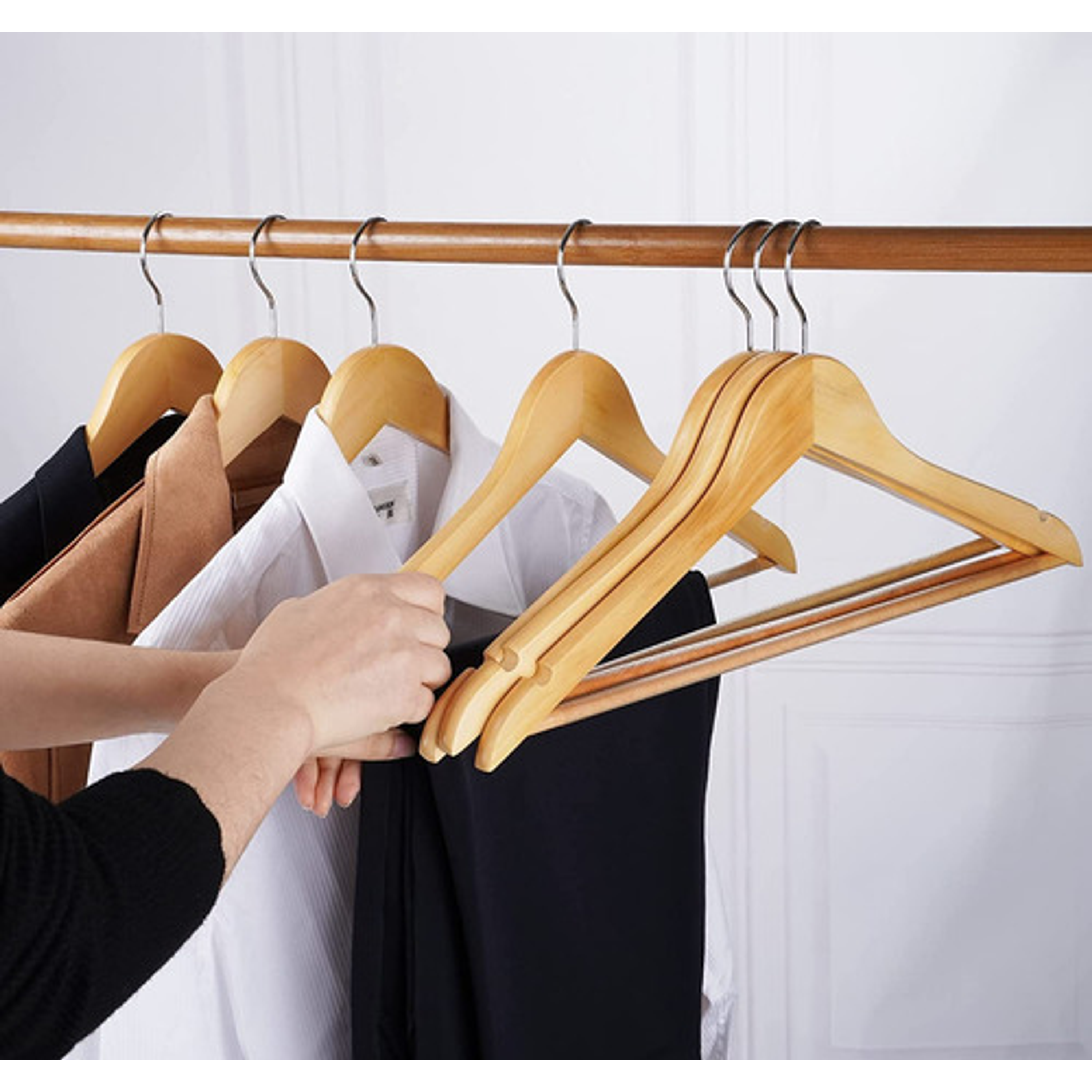 Pack De 12 Ganchos Para Ropa, Perchas, Colgador Organizador 7