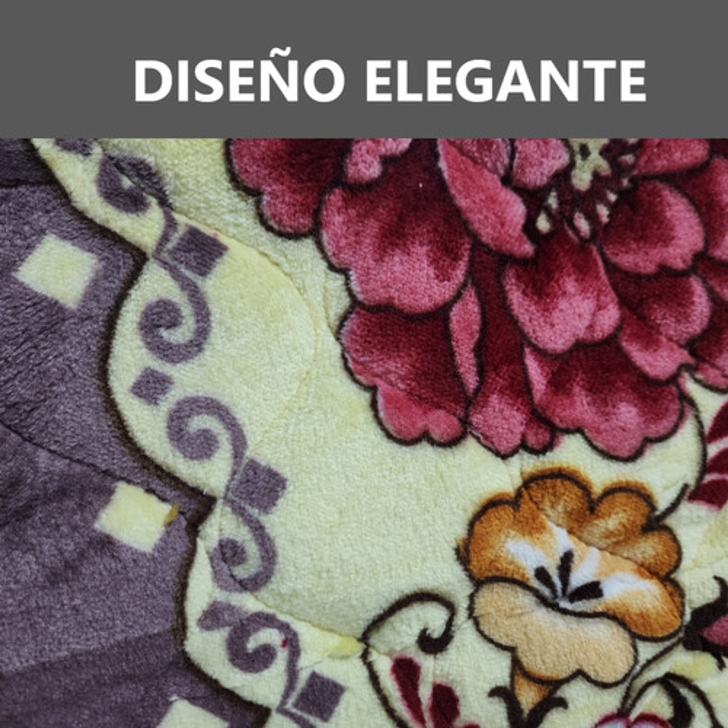 Pack X2 Alfombras De Flores Piso Rojo - 50x50cm 12