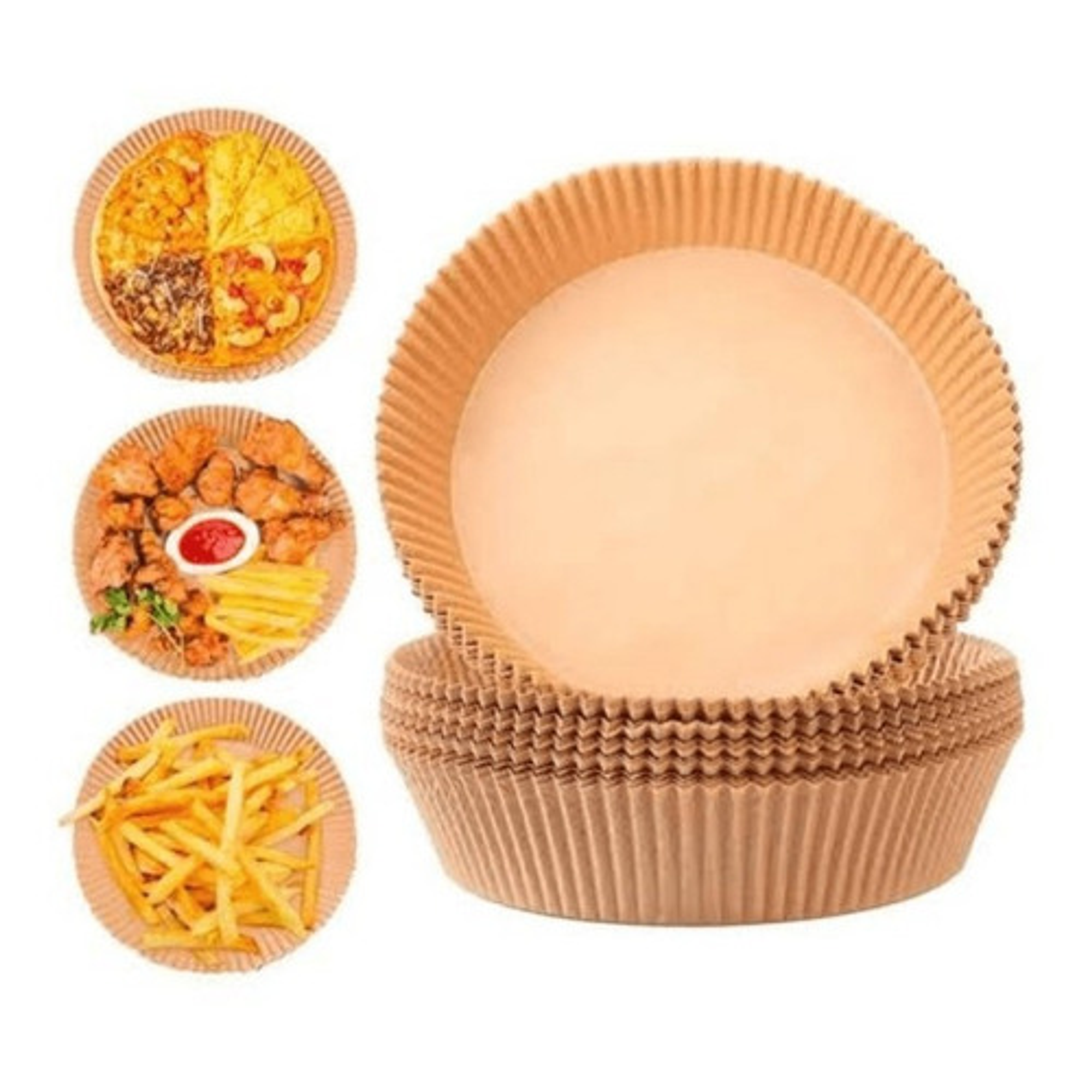 Papel Freidora Frituras Hornear Desechable Antiadherente  1