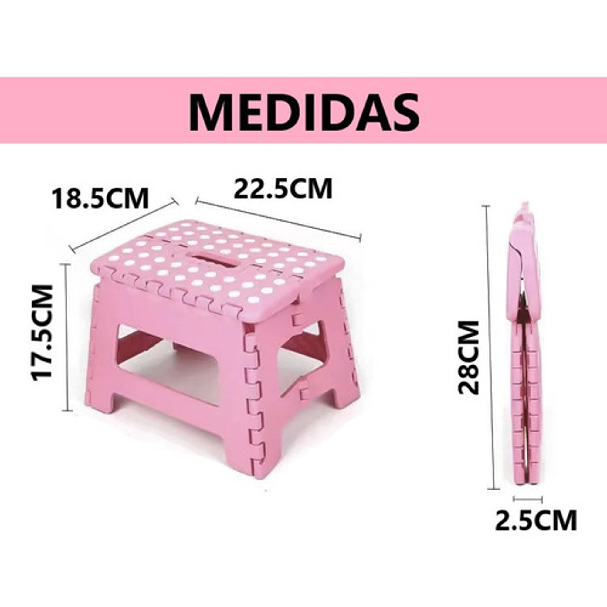 Mini Silla Banquito Plegable 10