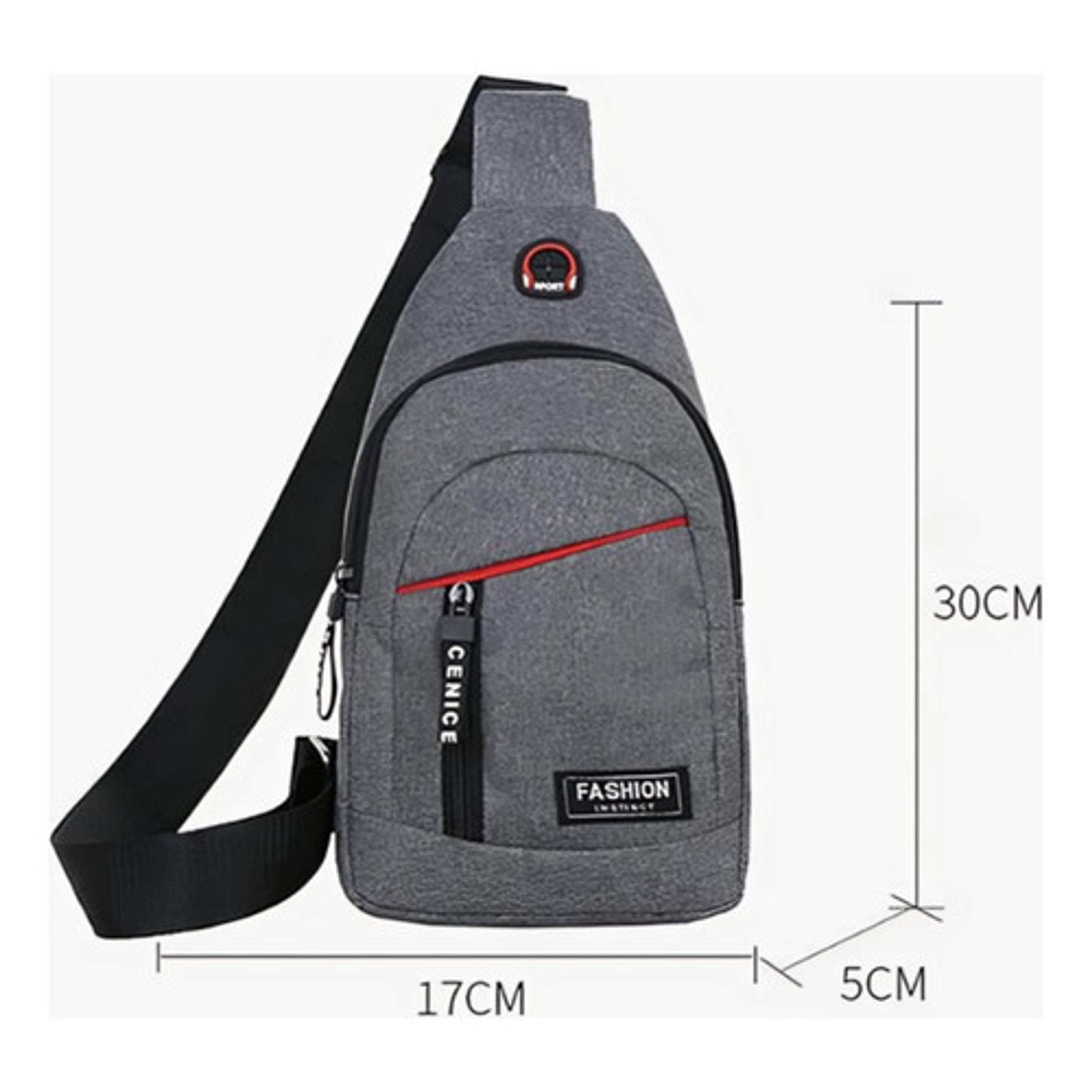 Bandolera Mochila Morral Hombre De Nylon Con Conector Usb 3
